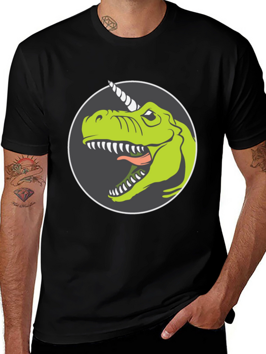 Dino-Unicorn Graphic T-Shirt