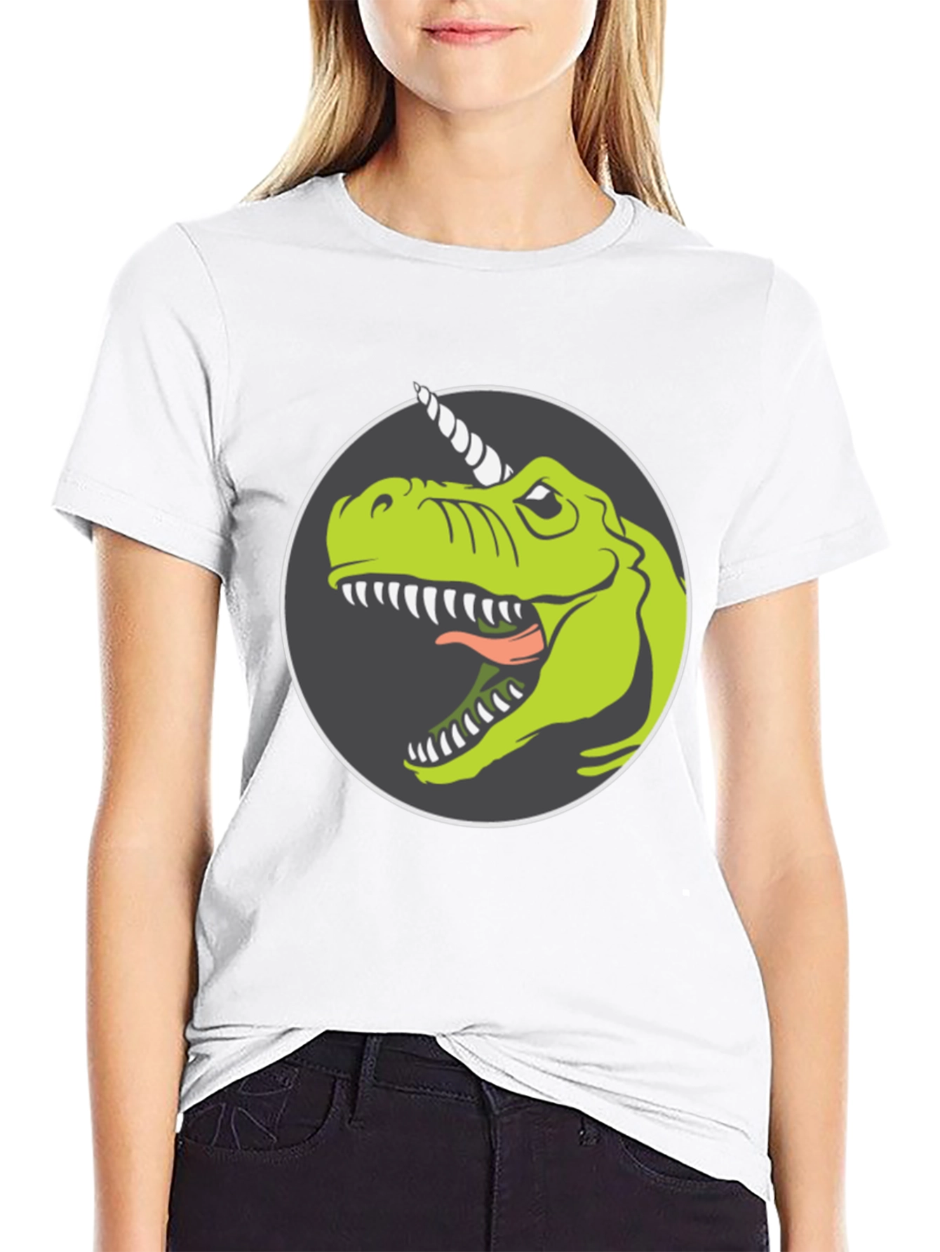 Dino-Unicorn Graphic T-Shirt