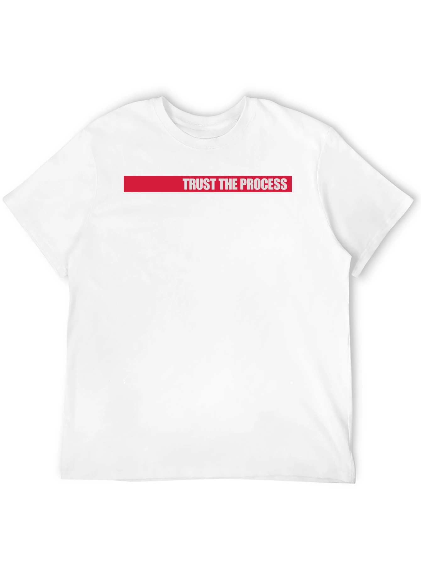 Trust the Process Graphic Tee - Black Cotton T-Shirt