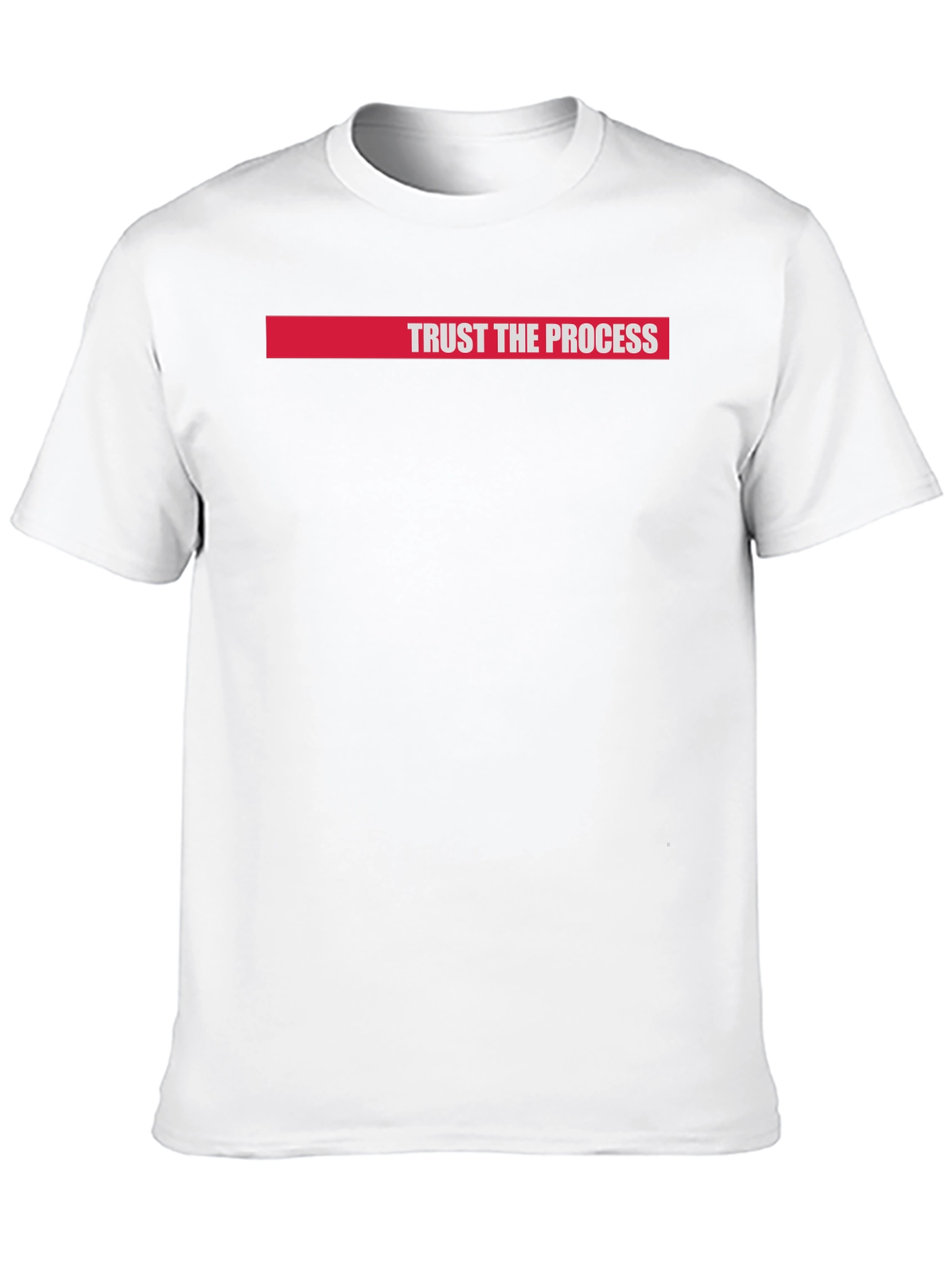 Trust the Process Graphic Tee - Black Cotton T-Shirt