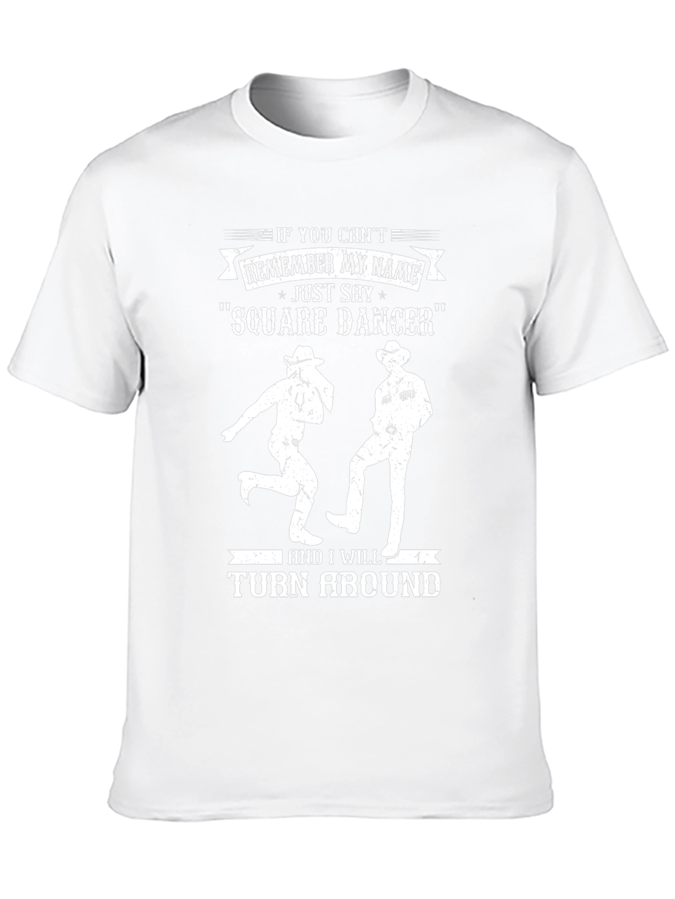 Square Dancer Graphic T-Shirt - Country Western Dance Tee