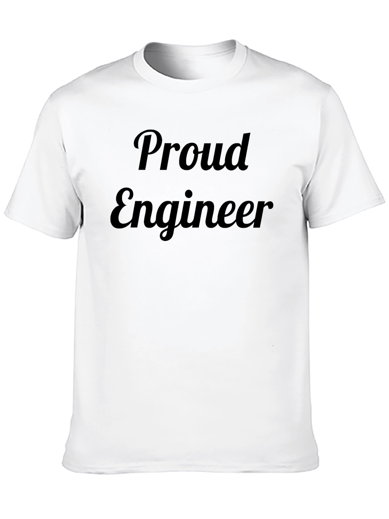 Proud Engineer Black T-Shirt