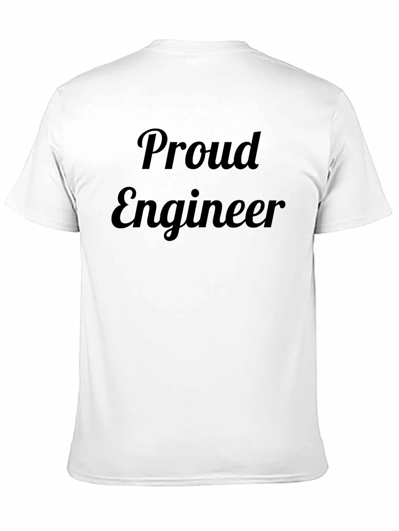 Proud Engineer Black T-Shirt