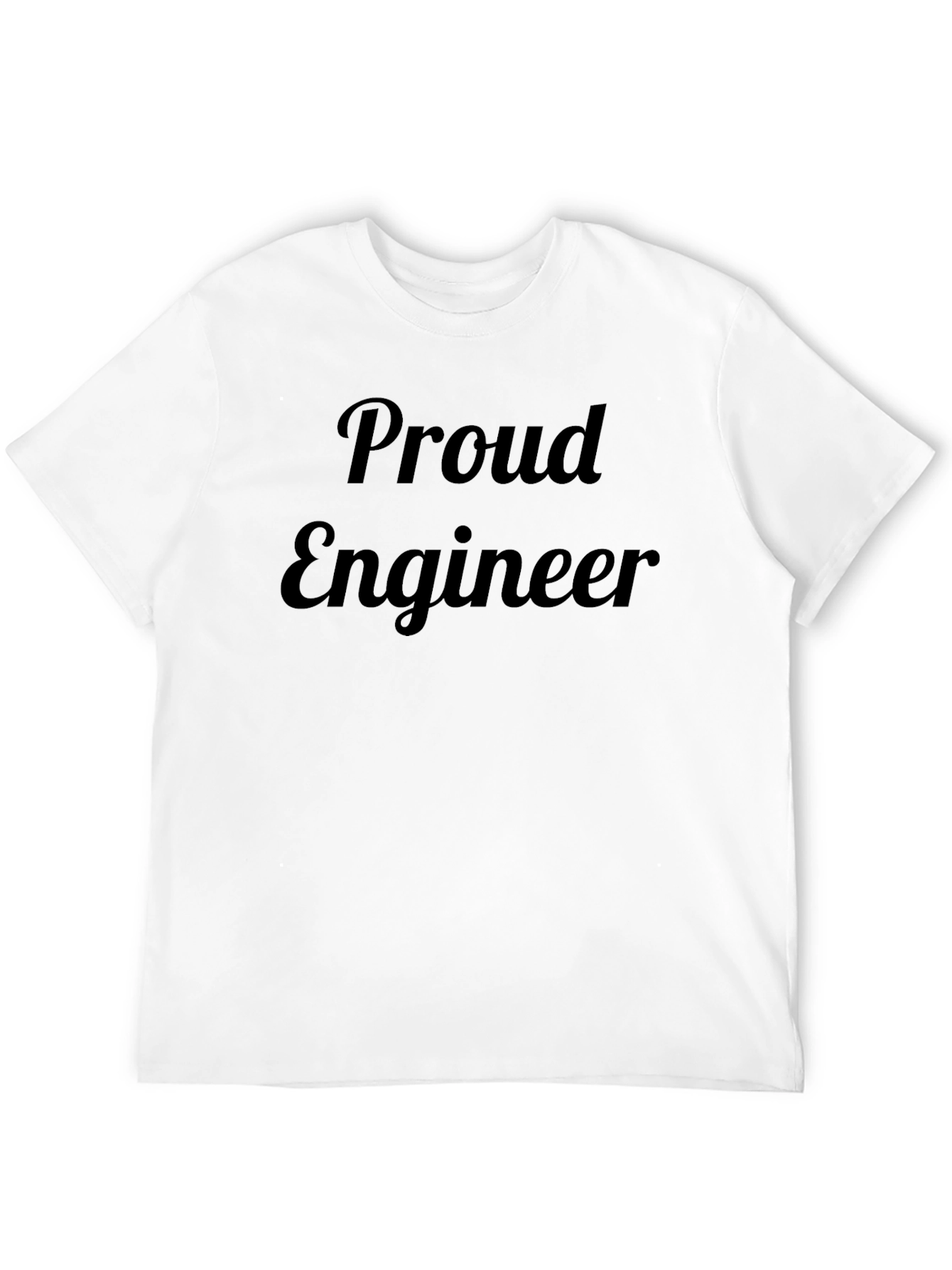 Proud Engineer Black T-Shirt