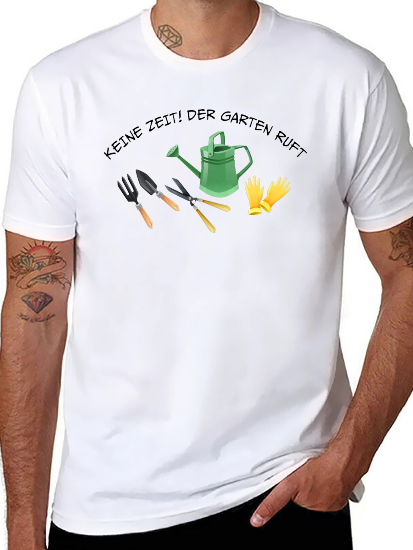 Gardening T-Shirt - Keine Zeit! Der Garten Ruft Design