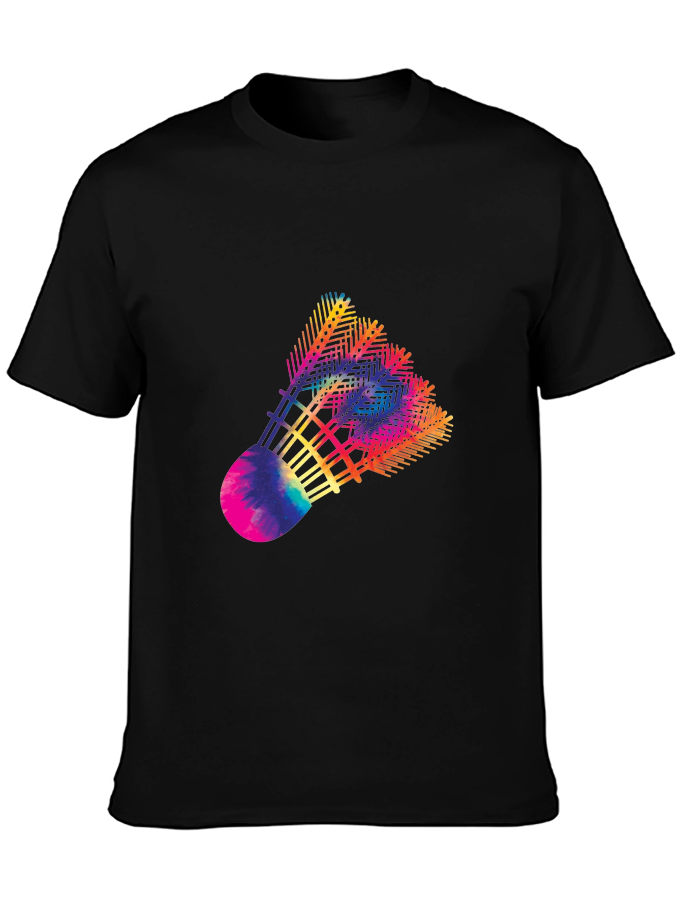 Rainbow Shuttlecock Graphic Tee