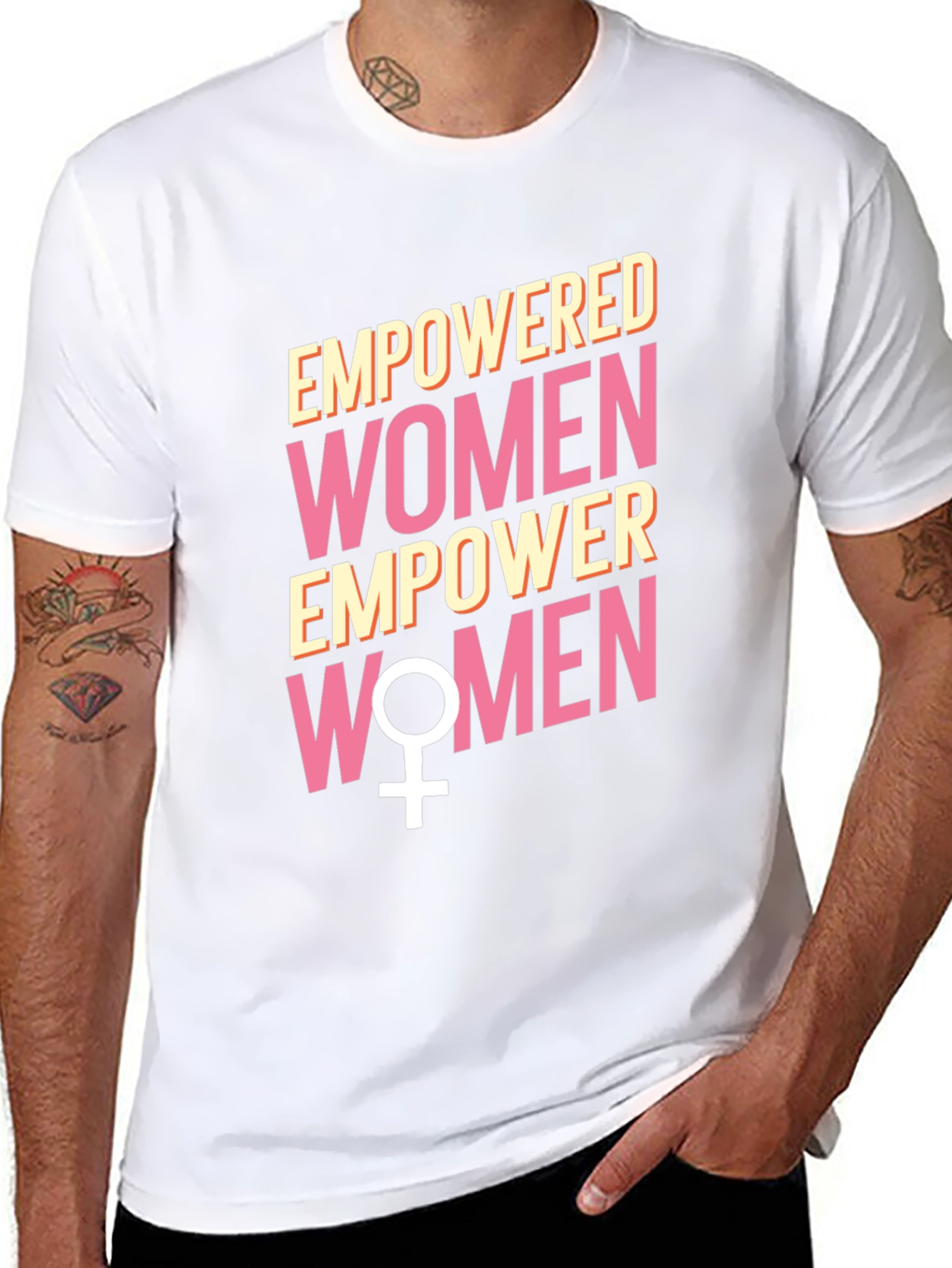 Empowered Women Graphic Tee - Black