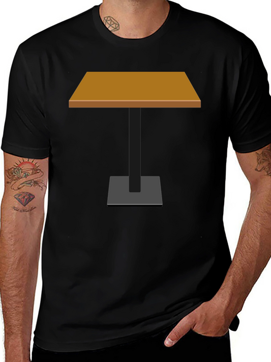 Novelty Table Graphic T-Shirt - Stylish & Unique Design