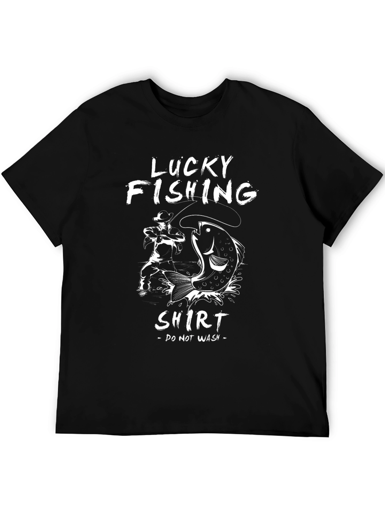 Lucky Fishing Shirt - Funny Fisherman Tee