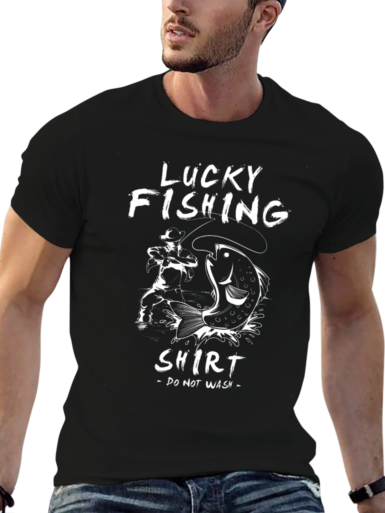 Lucky Fishing Shirt - Funny Fisherman Tee