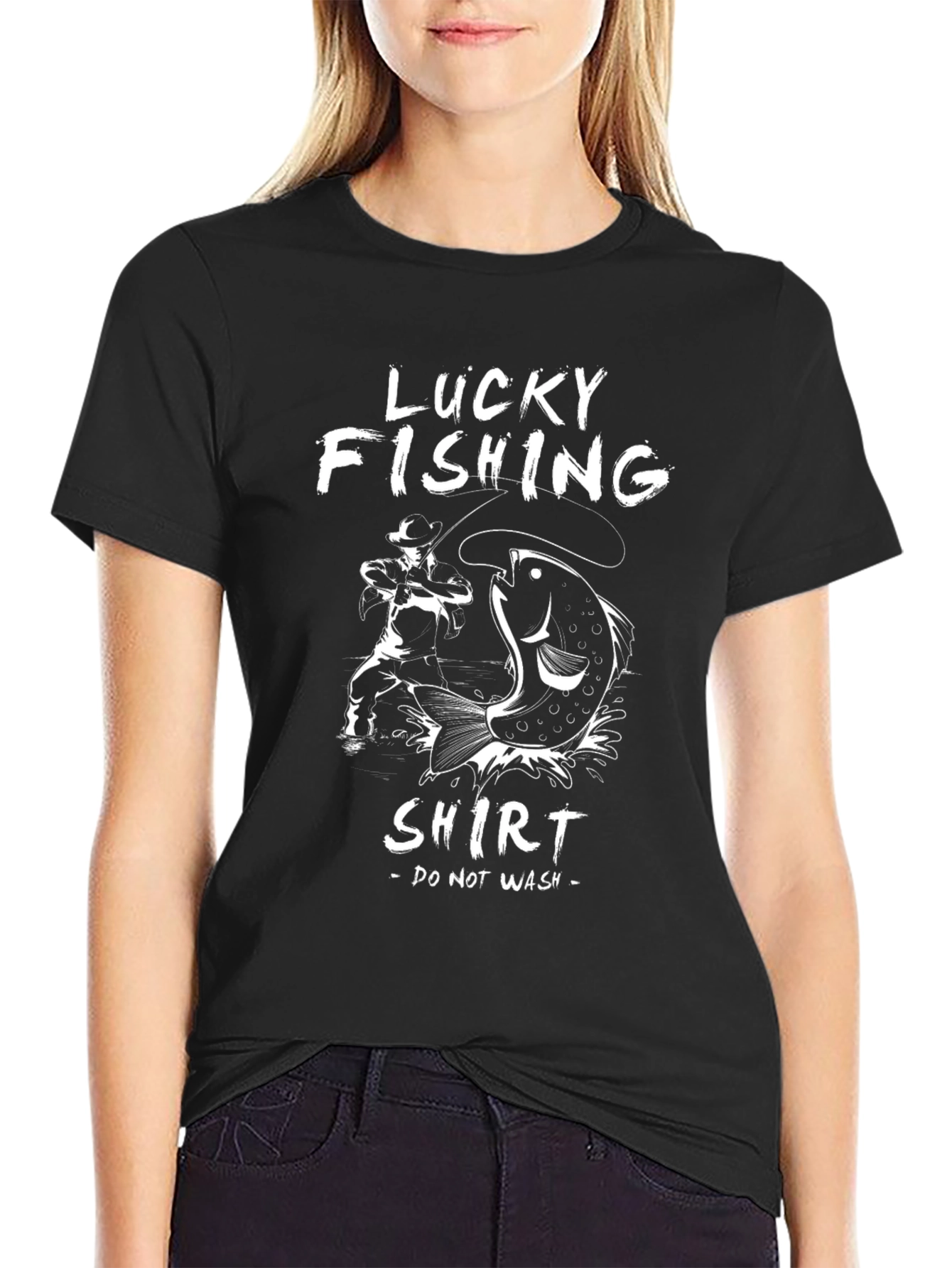 Lucky Fishing Shirt - Funny Fisherman Tee