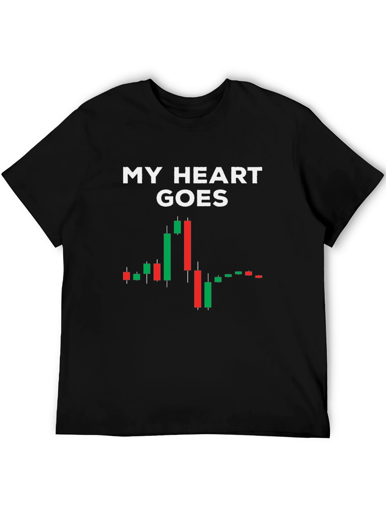 My Heart Goes to the Charts Black T-Shirt