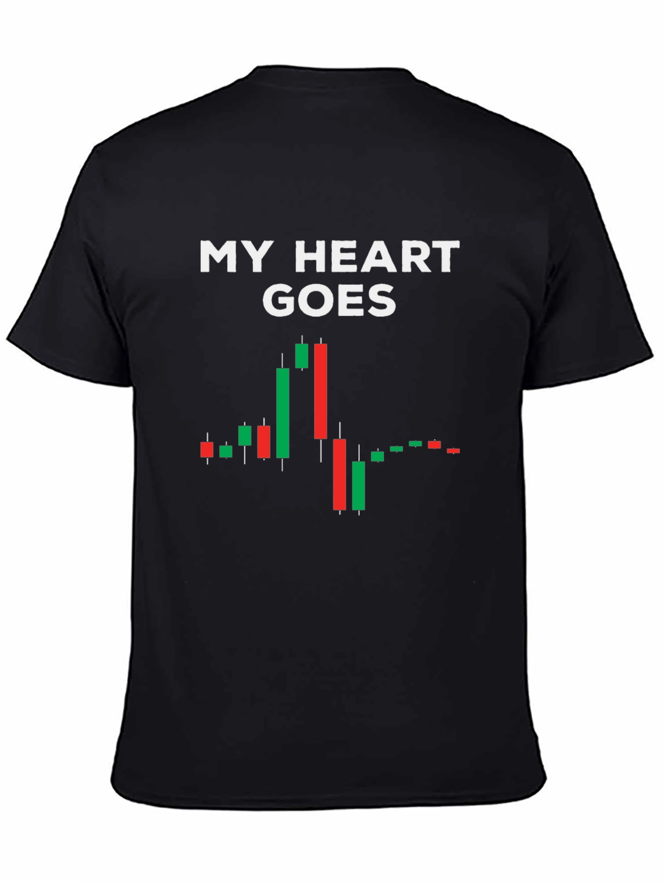 My Heart Goes to the Charts Black T-Shirt