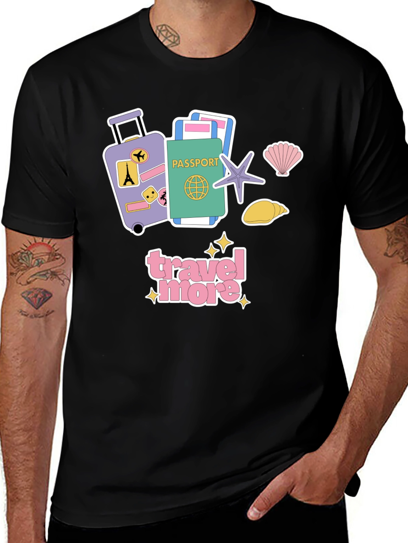 Travel More Graphic T-Shirt - Adventure Ready
