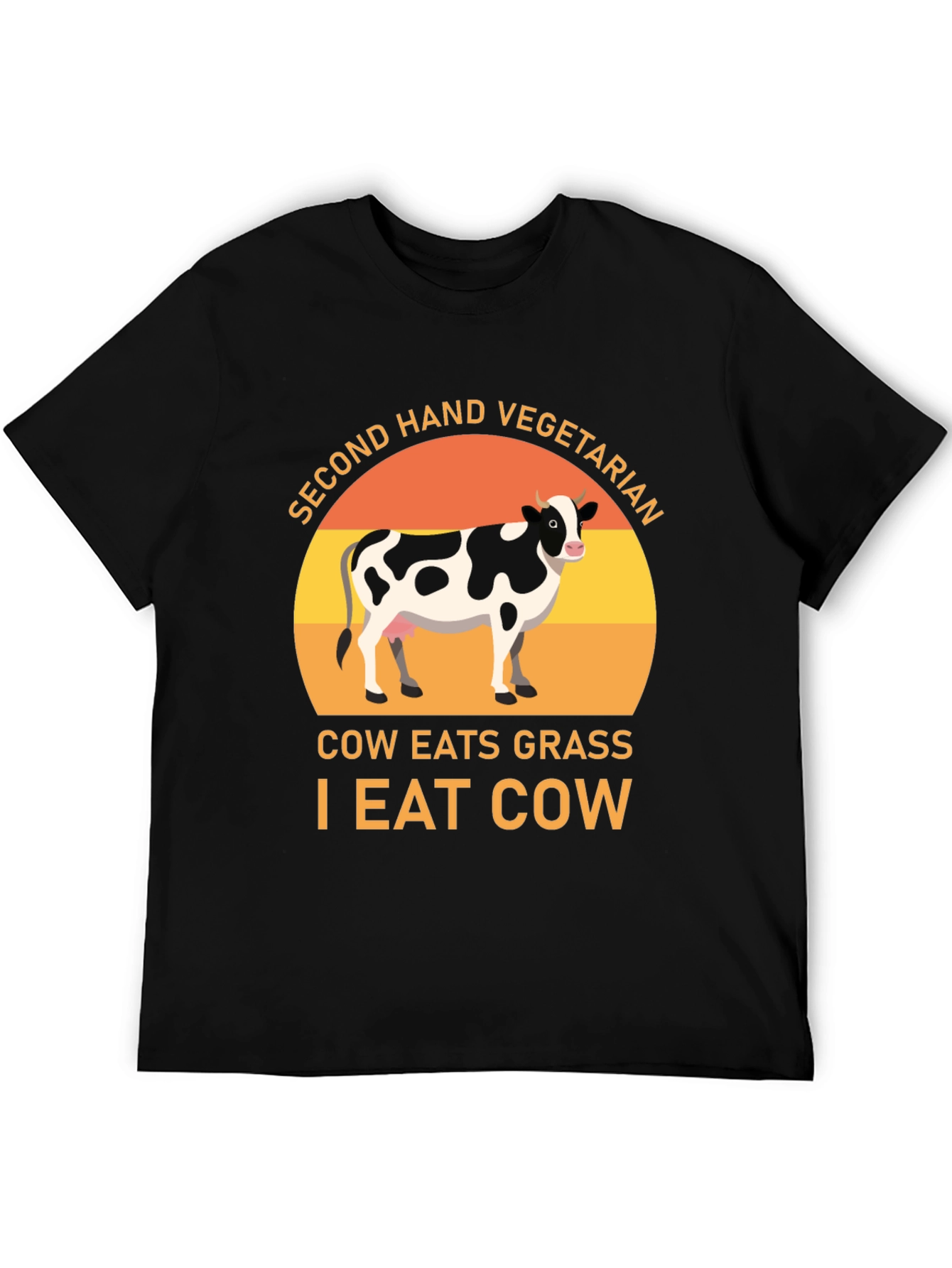 Second Hand Vegetarian Graphic T-Shirt