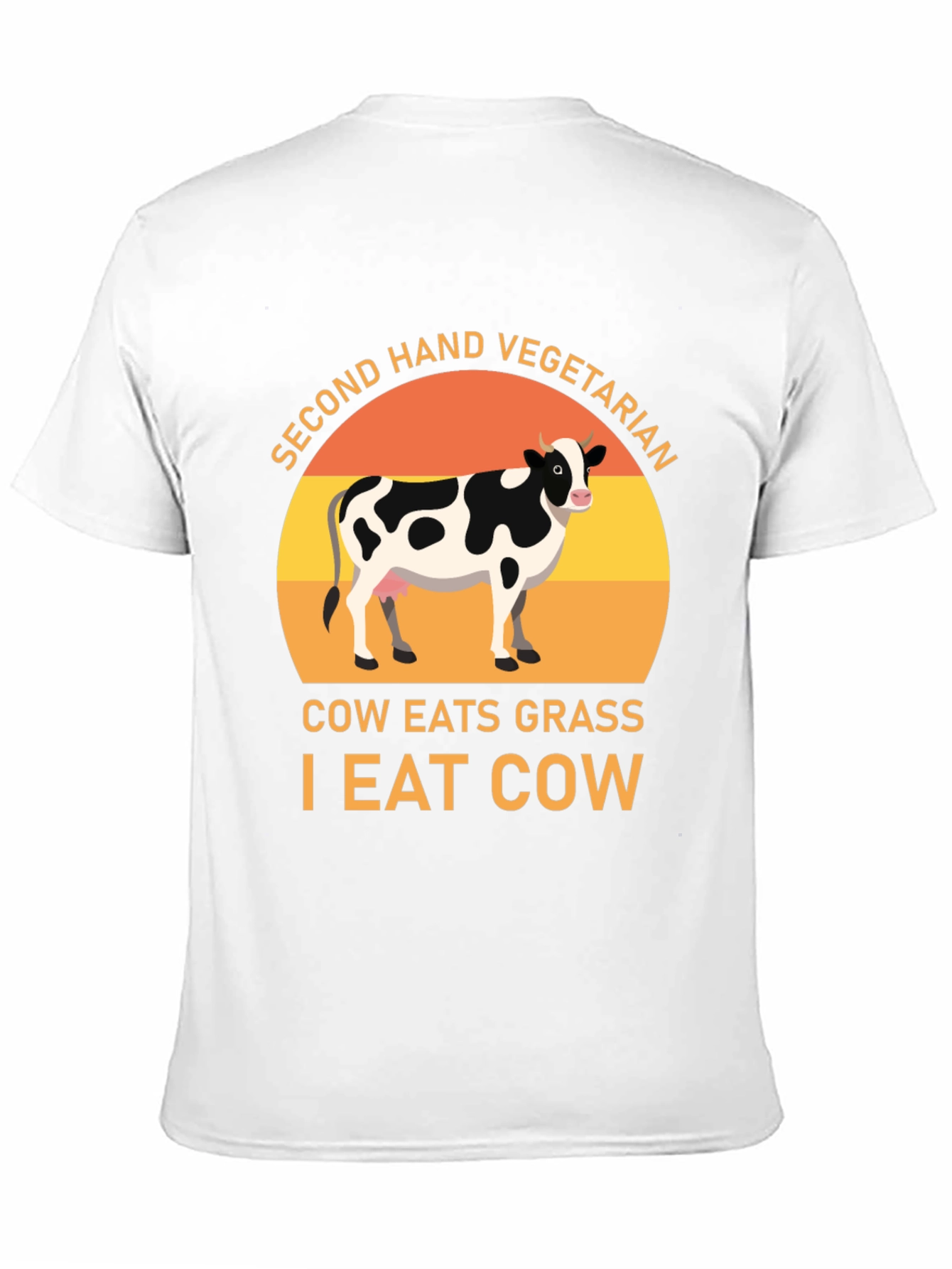 Second Hand Vegetarian Graphic T-Shirt