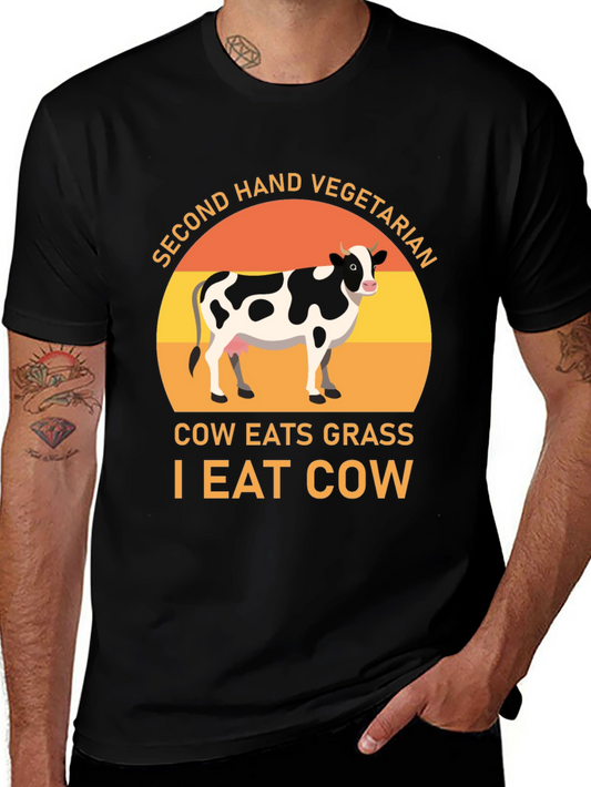 Second Hand Vegetarian Graphic T-Shirt