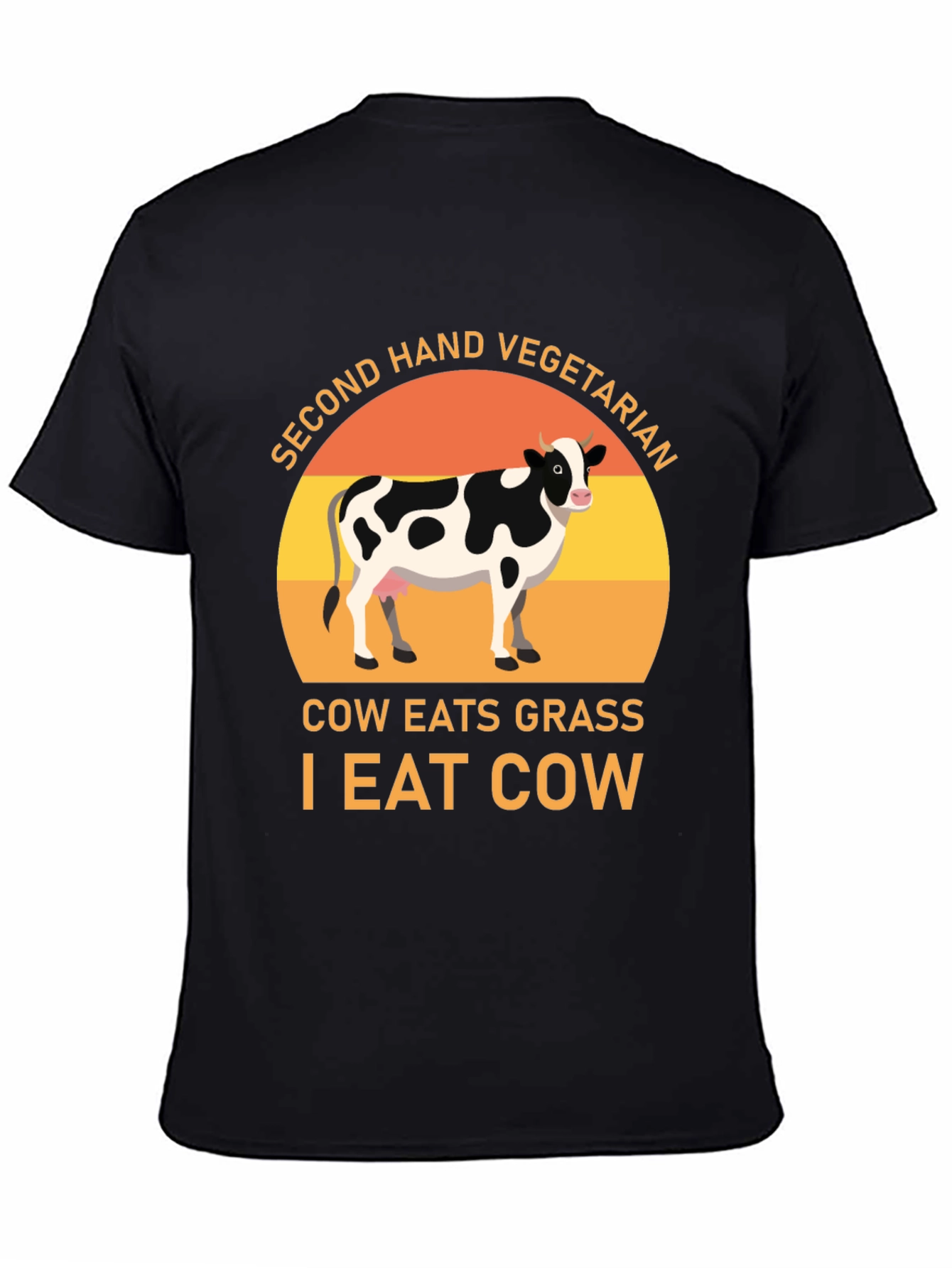 Second Hand Vegetarian Graphic T-Shirt
