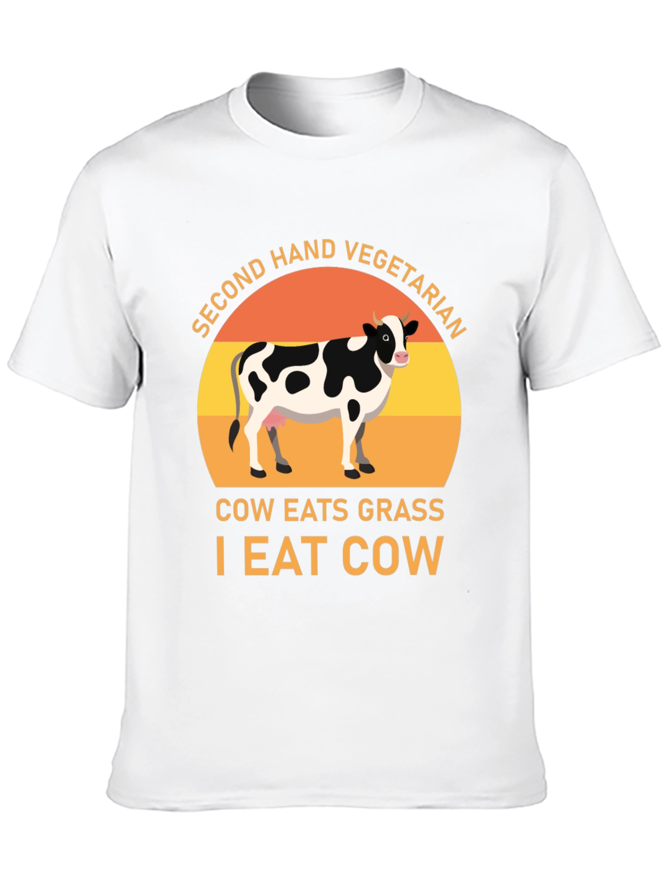 Second Hand Vegetarian Graphic T-Shirt