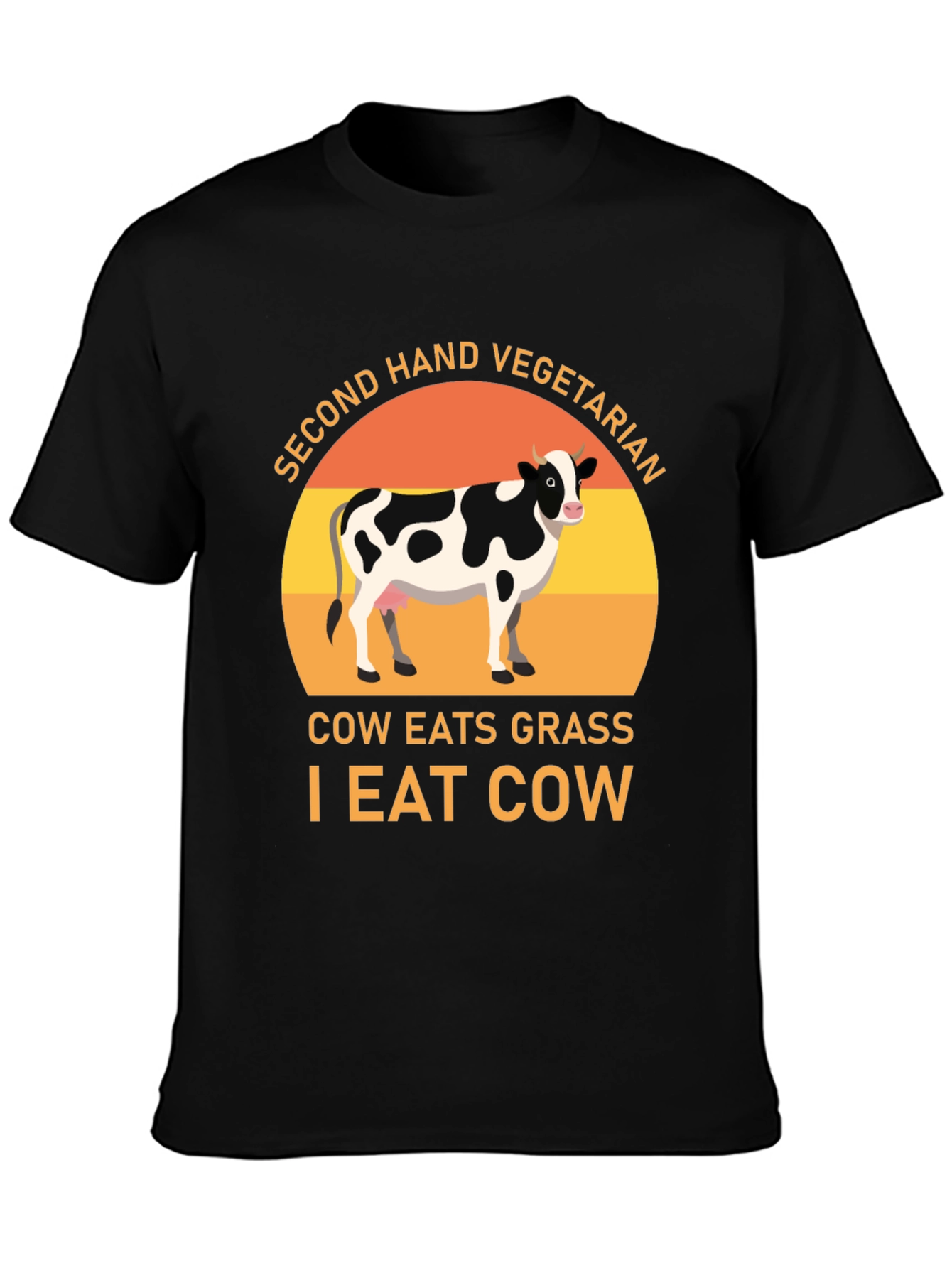 Second Hand Vegetarian Graphic T-Shirt
