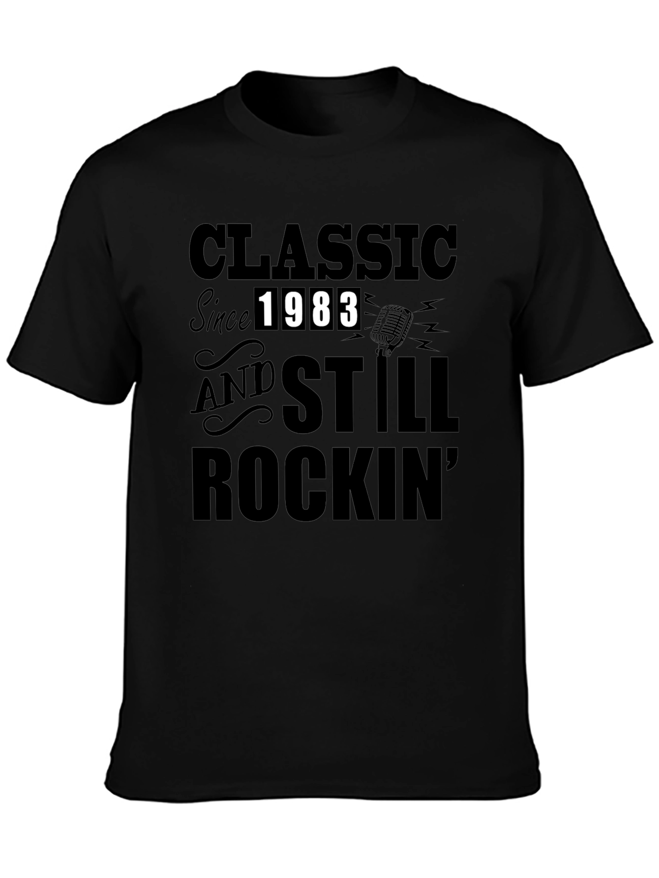 Classic Since 1983 Rockin Graphic T-Shirt
