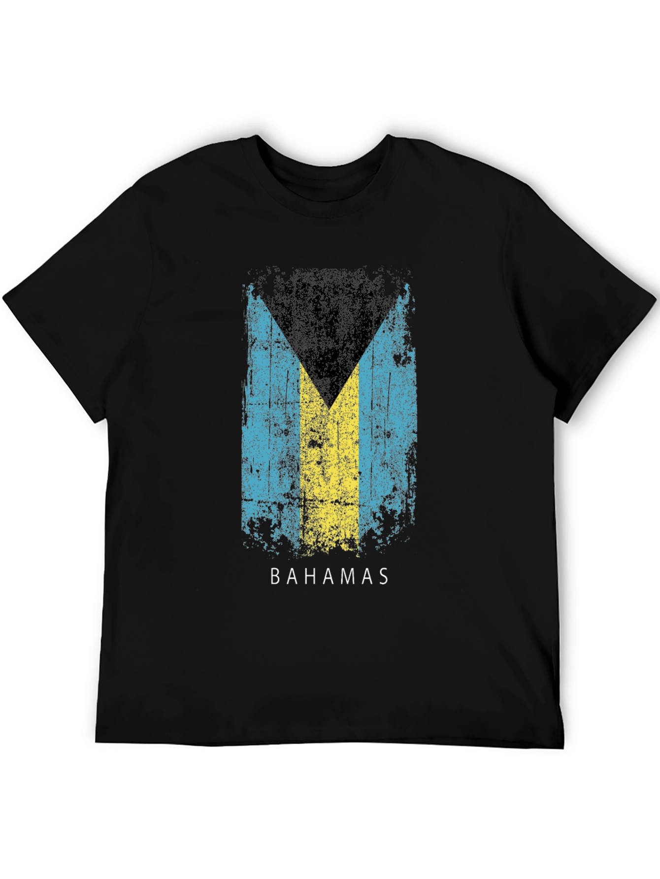 Bahamas Flag T-Shirt - Distressed Print