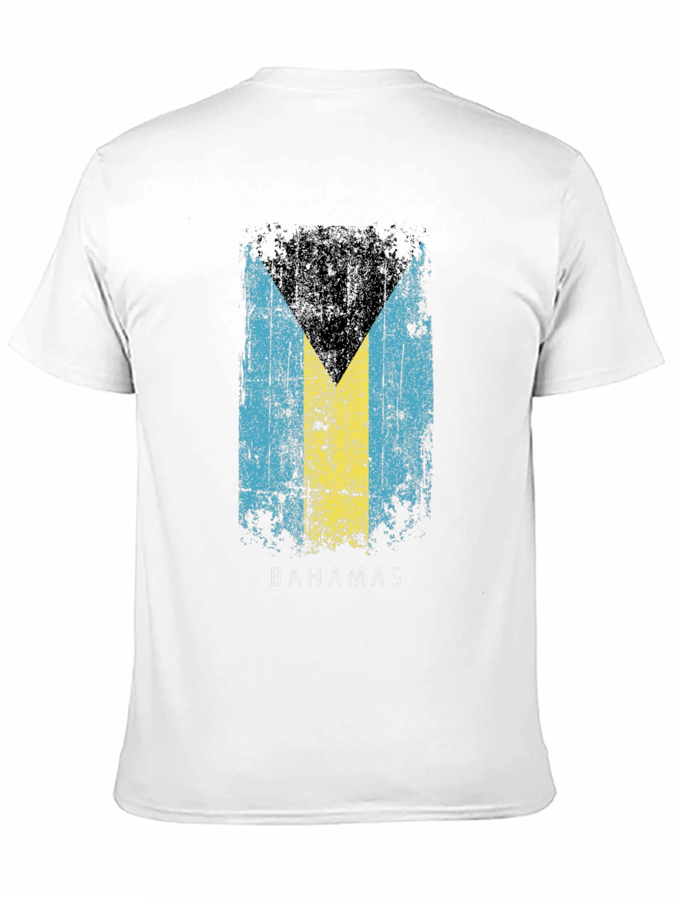 Bahamas Flag T-Shirt - Distressed Print