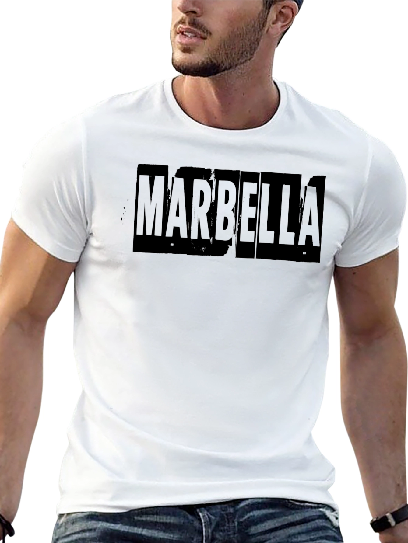 Marbella Graphic Print T-Shirt - Mens Casual Tee