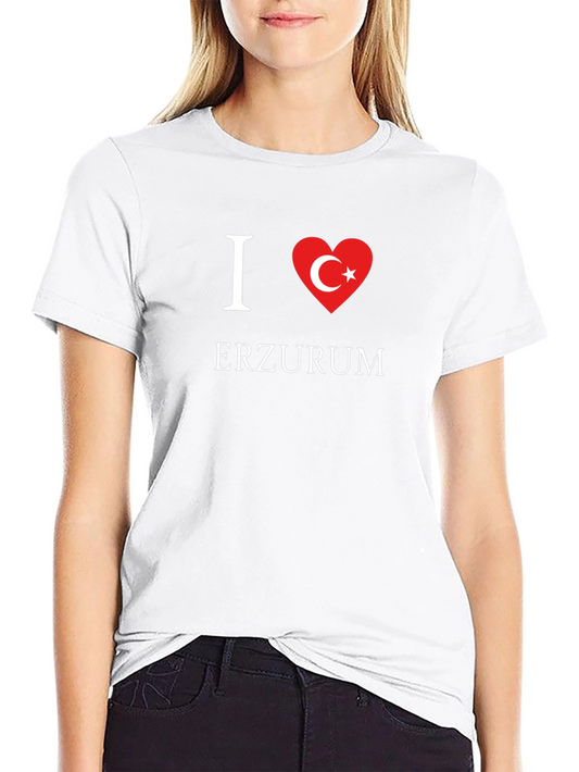 I Heart Erzurum Tee - Stylish Black T-Shirt