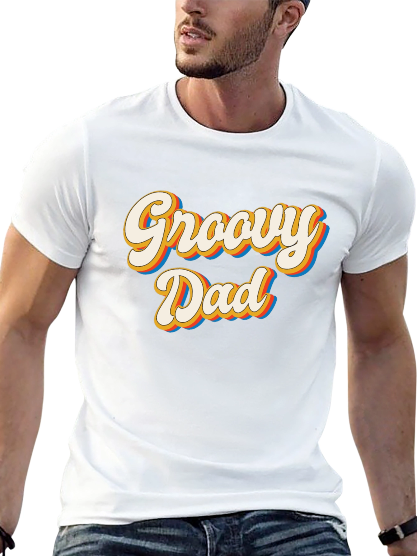 Groovy Dad Retro Style T-Shirt