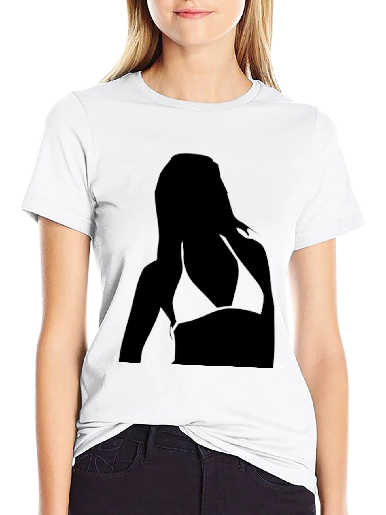 Silhouette Graphic Tee - Black