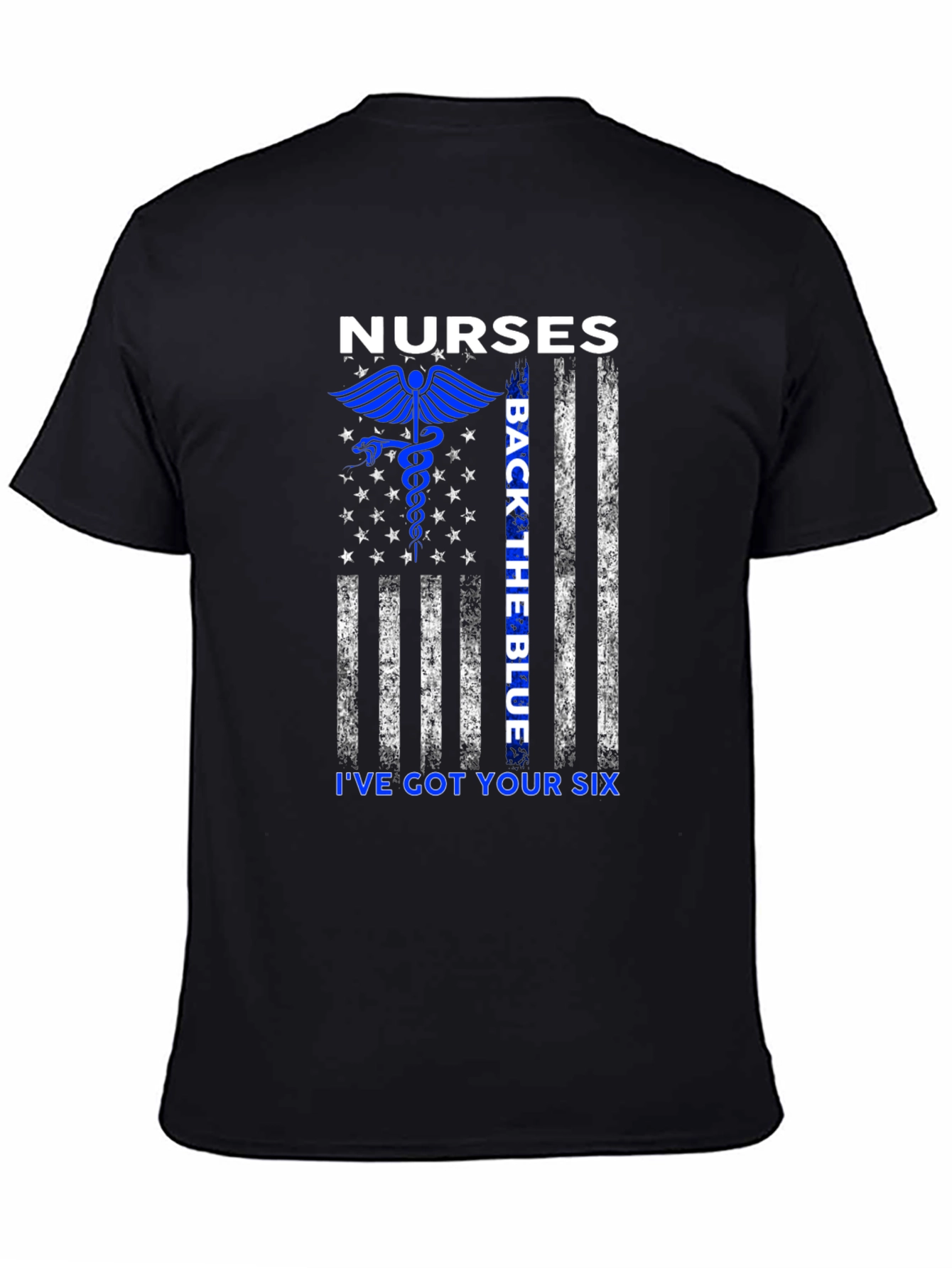 Nurses Back the Blue Graphic Tee