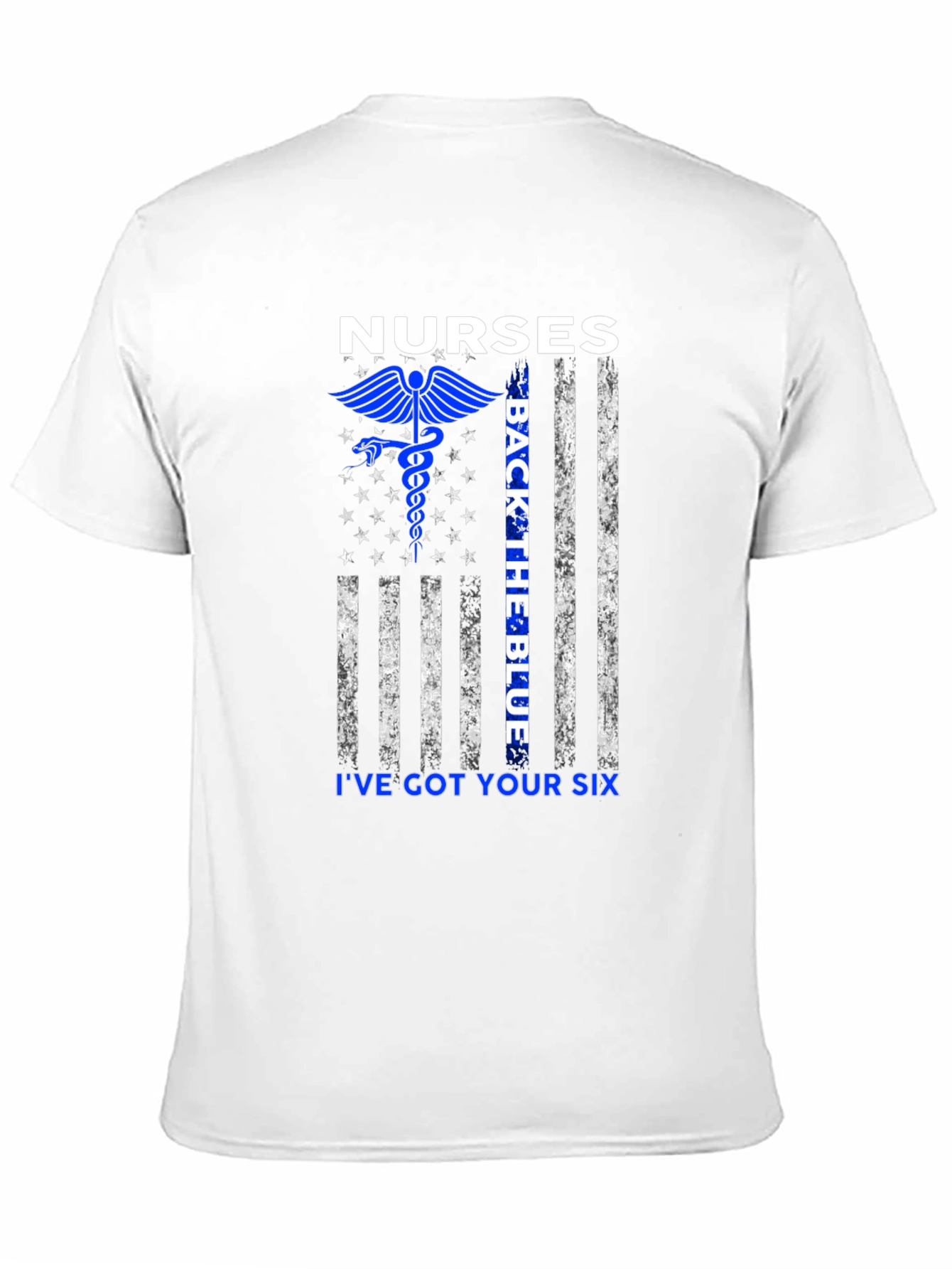 Nurses Back the Blue Graphic Tee