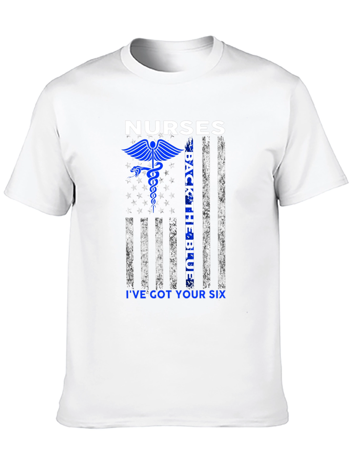 Nurses Back the Blue Graphic Tee