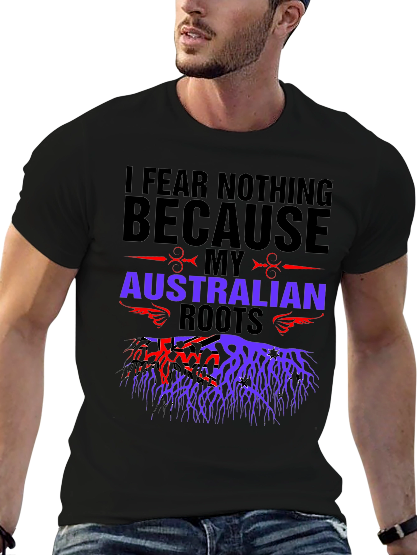 Australian Roots Graphic T-Shirt - I Fear Nothing