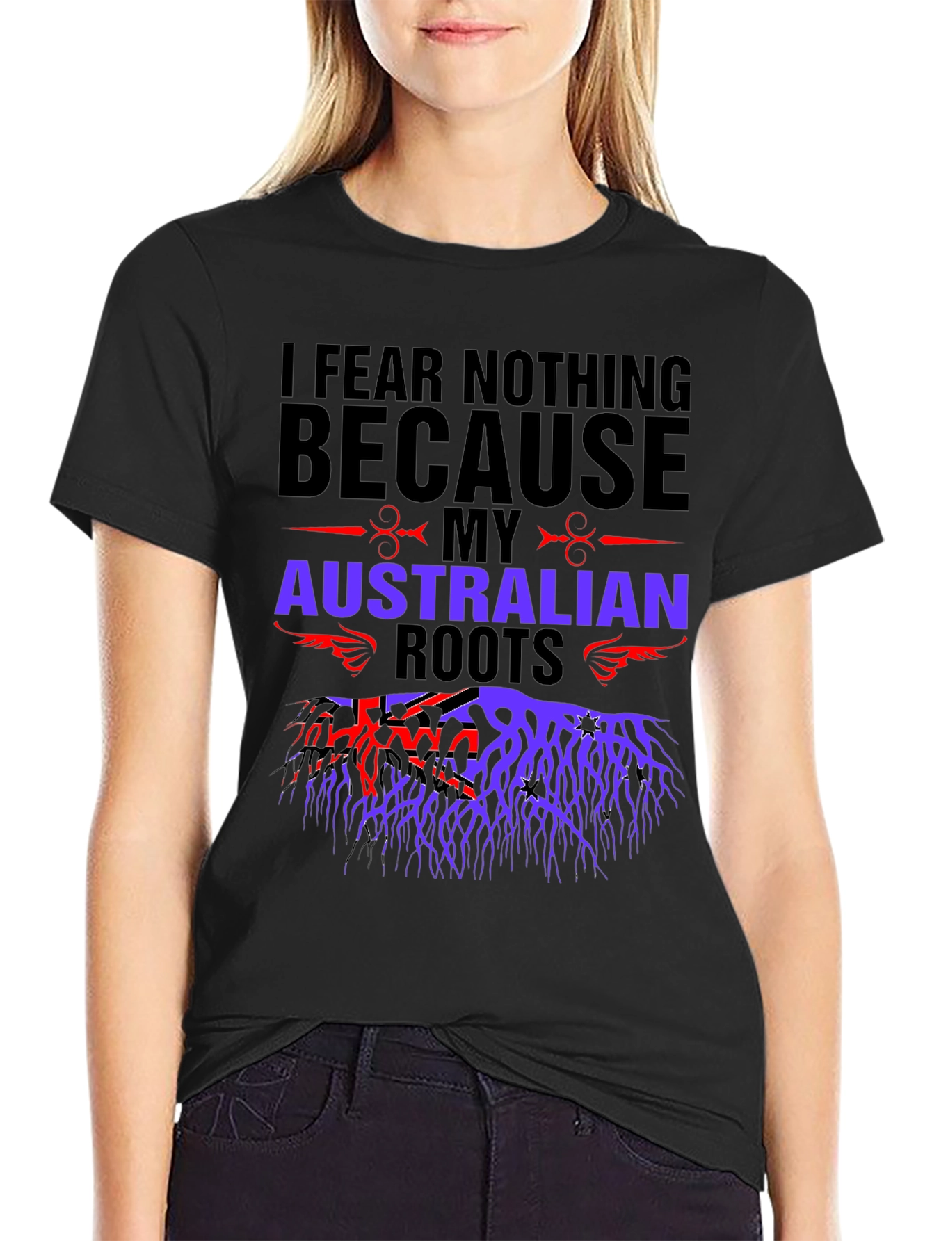 Australian Roots Graphic T-Shirt - I Fear Nothing
