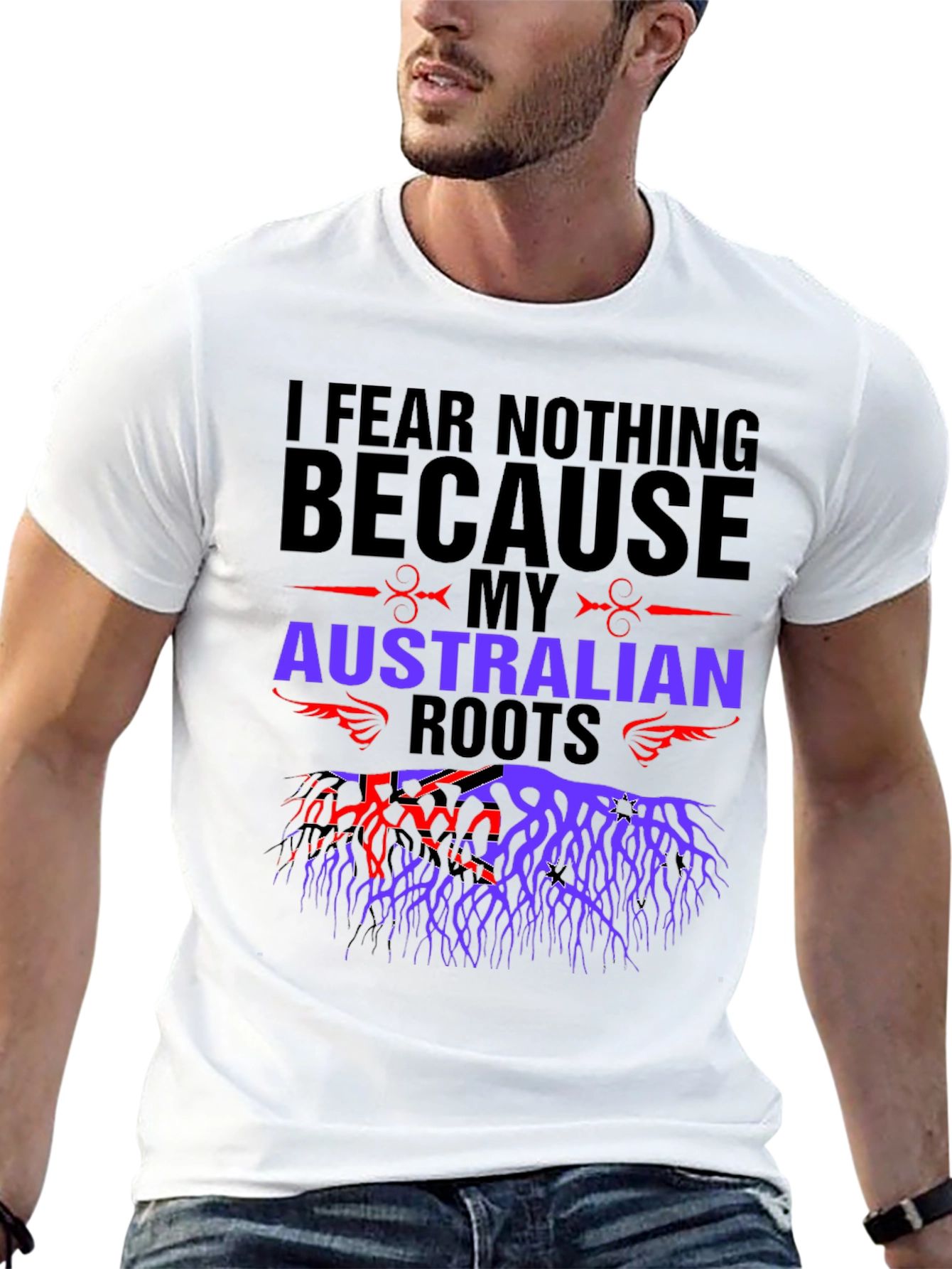 Australian Roots Graphic T-Shirt - I Fear Nothing