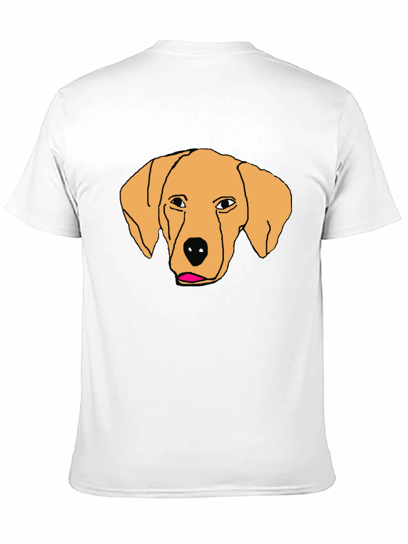 Dog Graphic Black T-Shirt for Casual Wear
