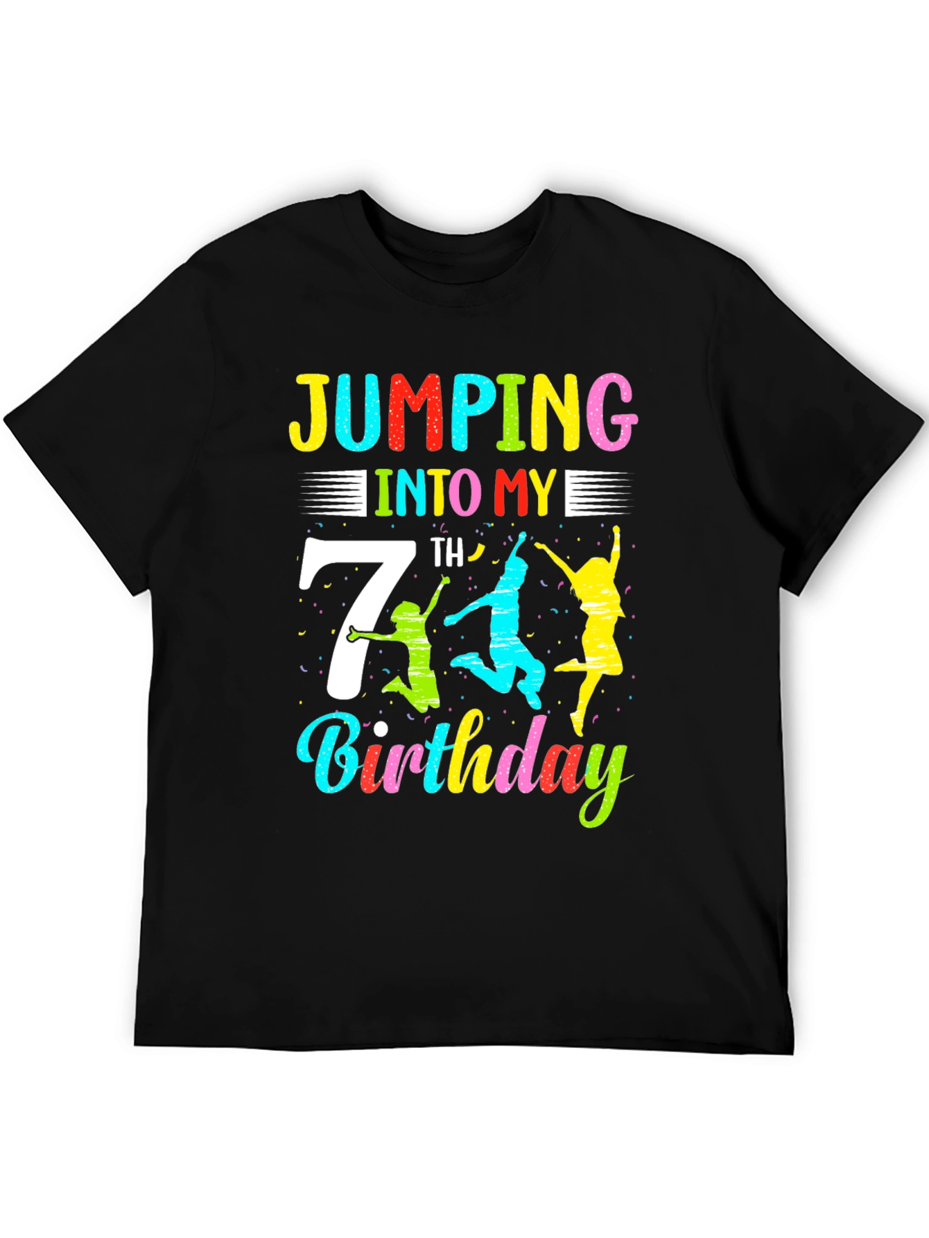 Jumping Into My 7th Birthday T-Shirt