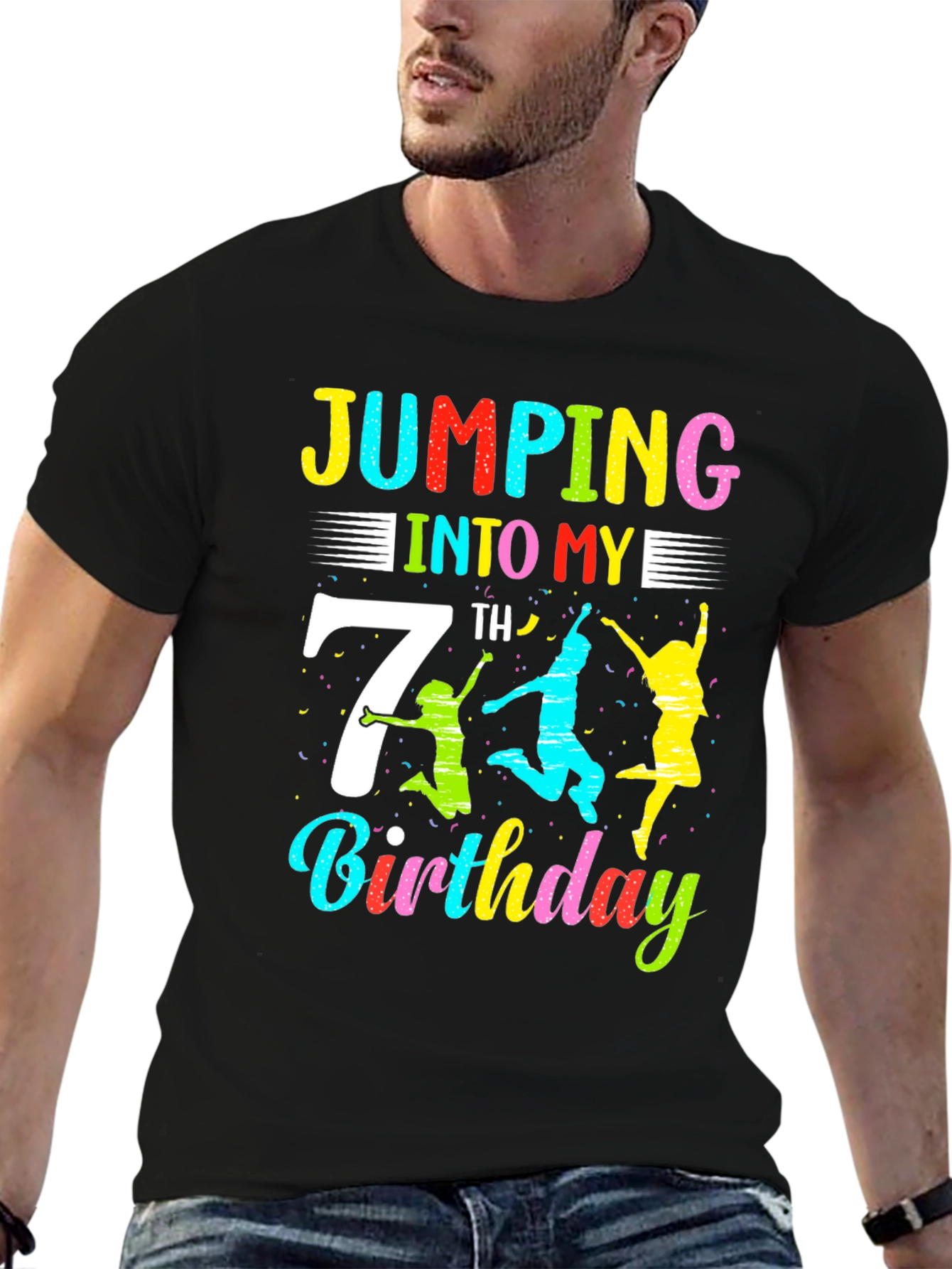 Jumping Into My 7th Birthday T-Shirt