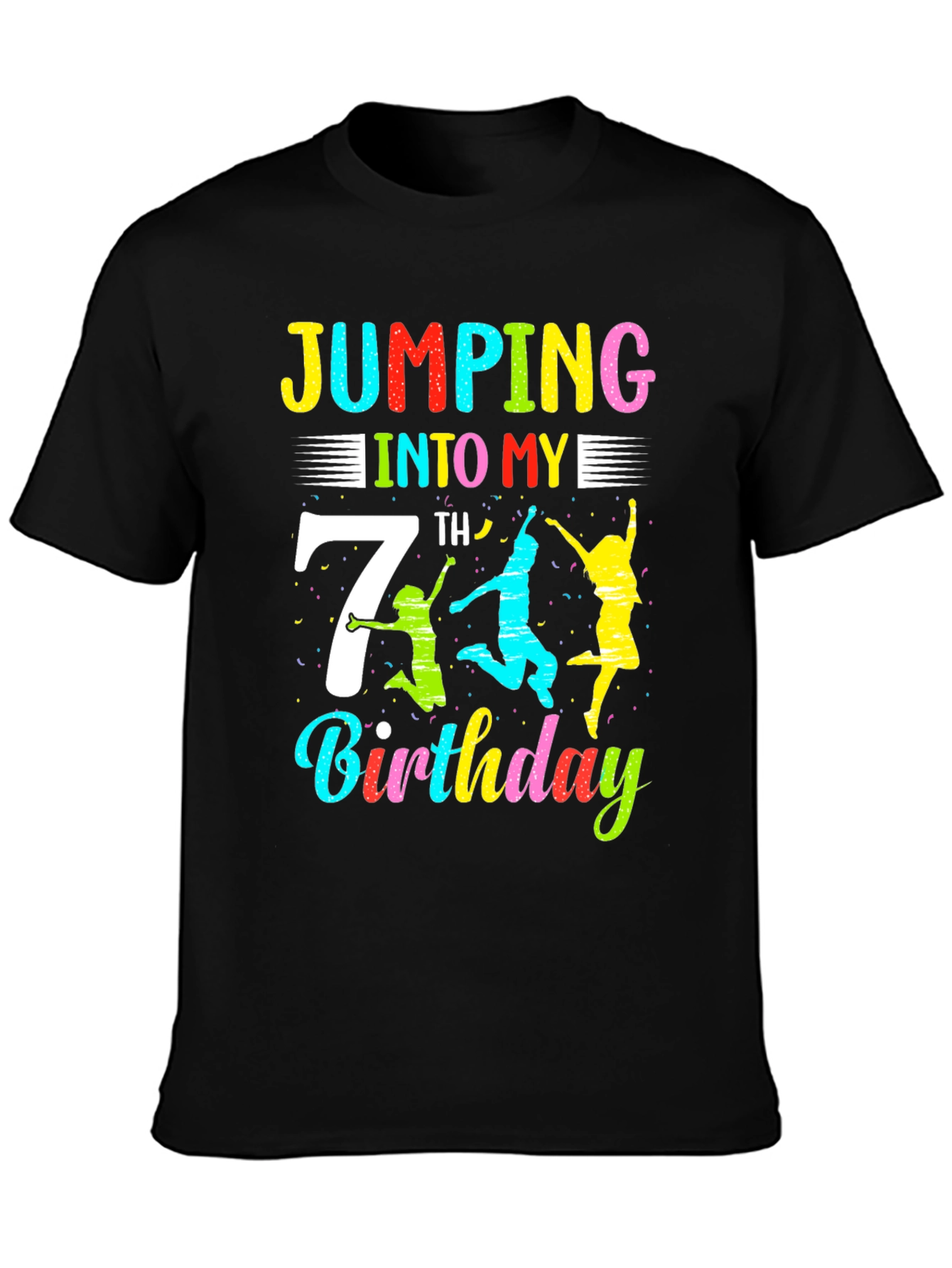 Jumping Into My 7th Birthday T-Shirt