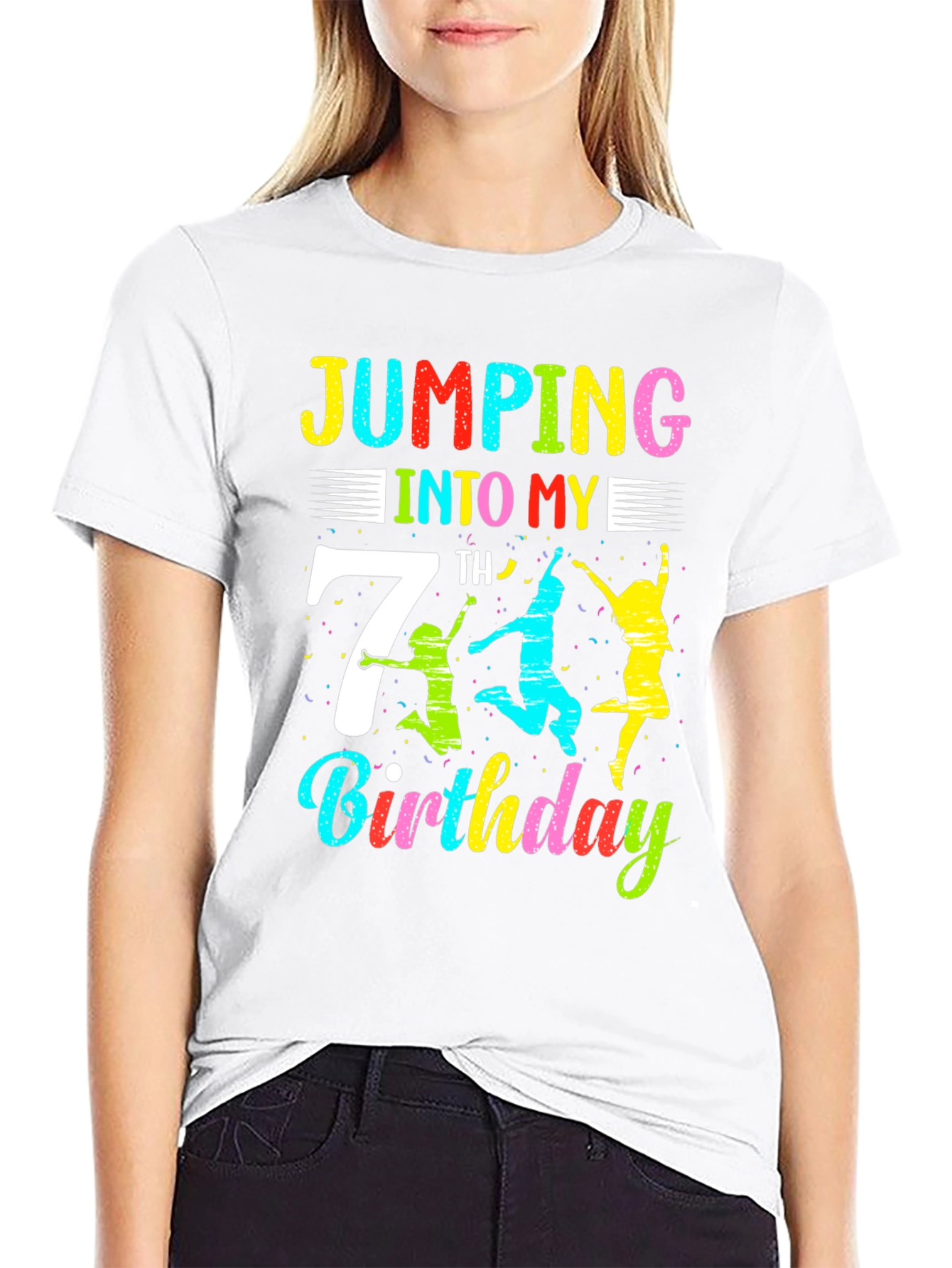 Jumping Into My 7th Birthday T-Shirt