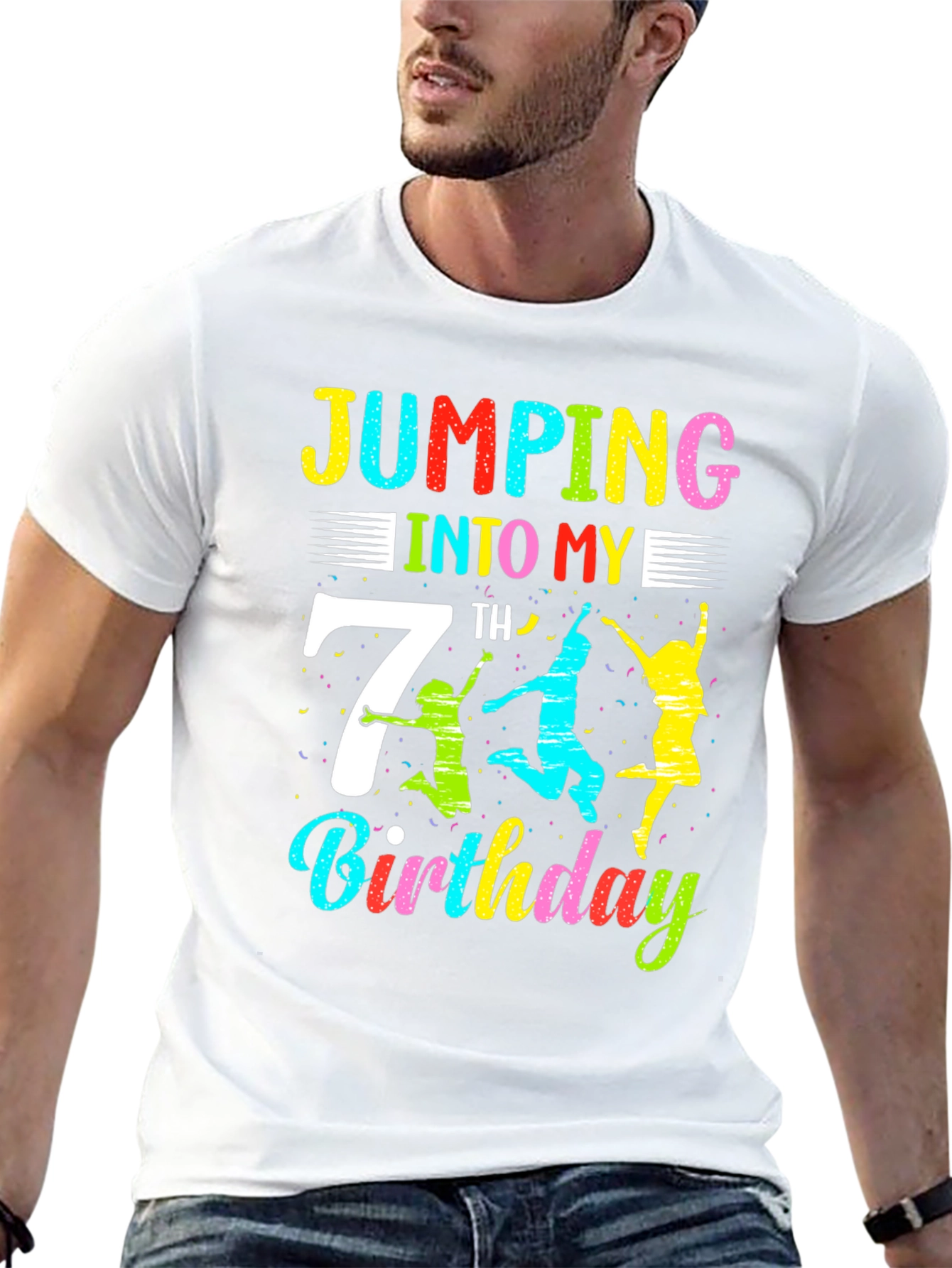 Jumping Into My 7th Birthday T-Shirt