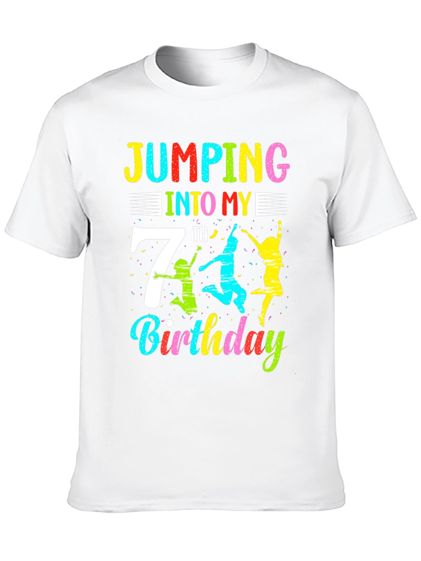 Jumping Into My 7th Birthday T-Shirt