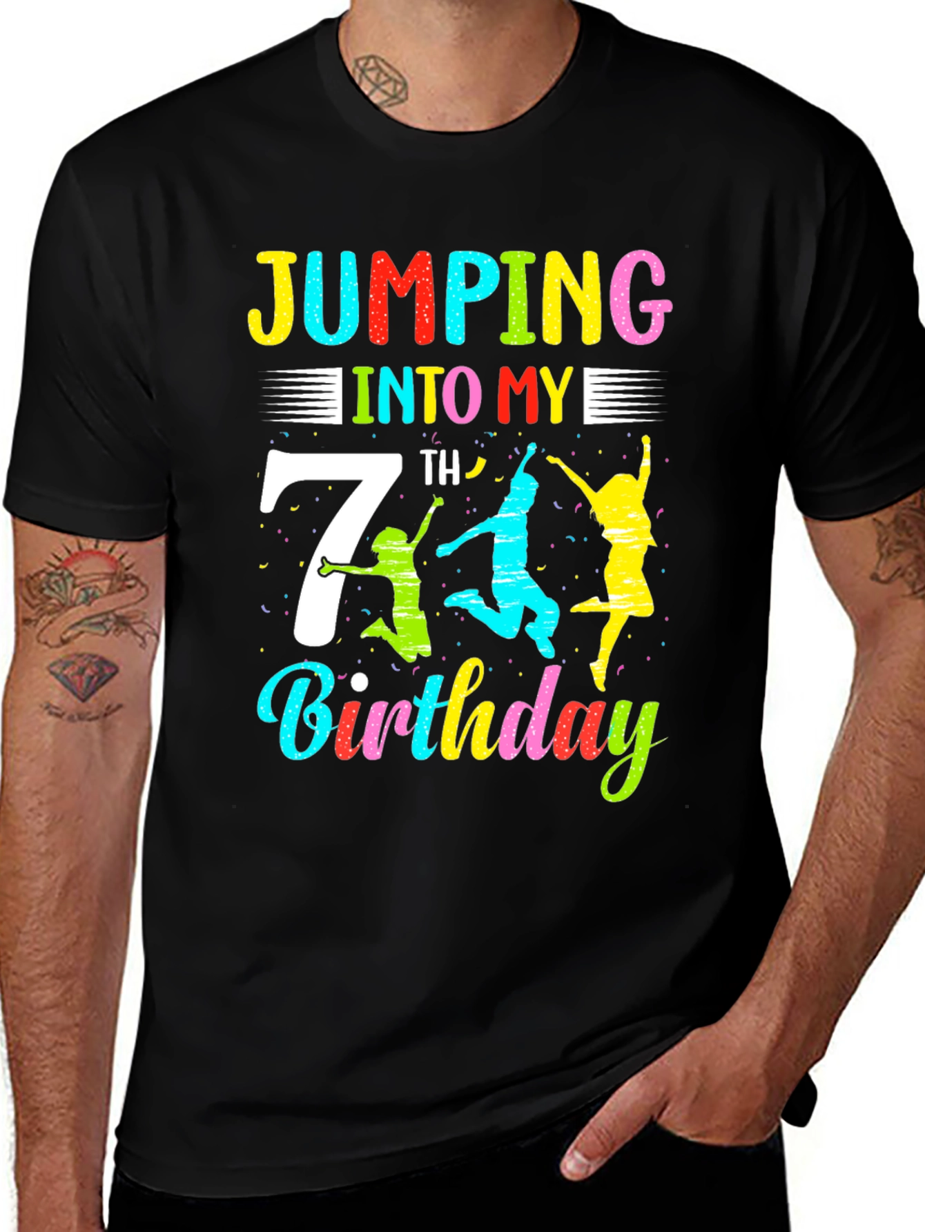 Jumping Into My 7th Birthday T-Shirt