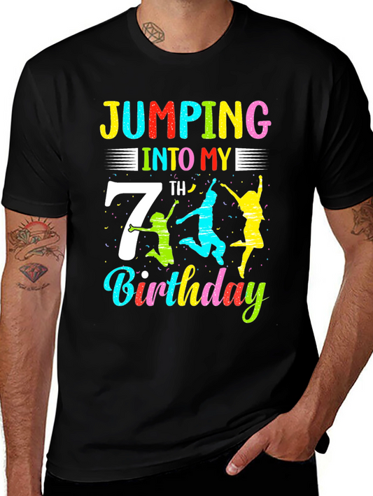 Jumping Into My 7th Birthday T-Shirt