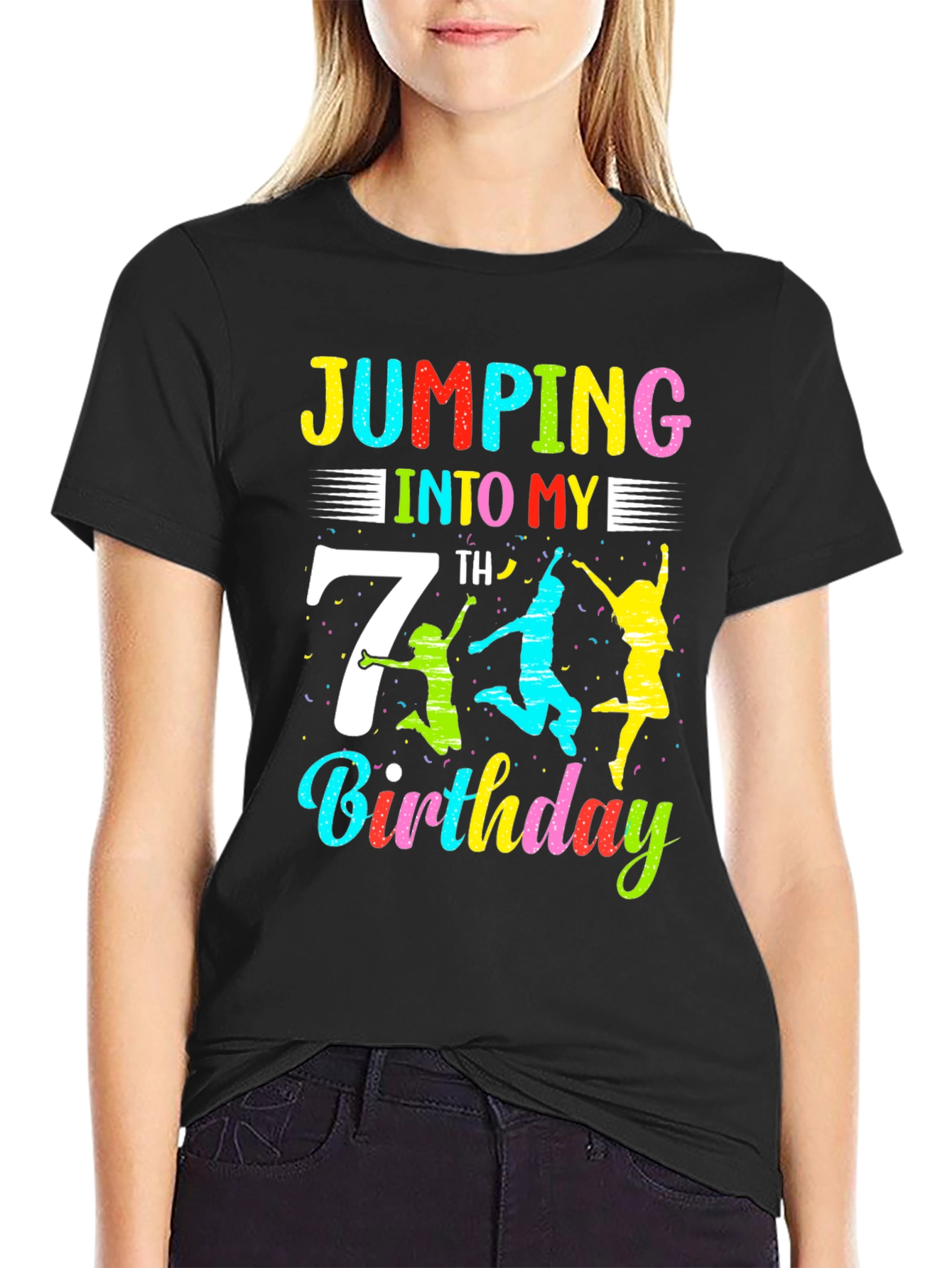 Jumping Into My 7th Birthday T-Shirt