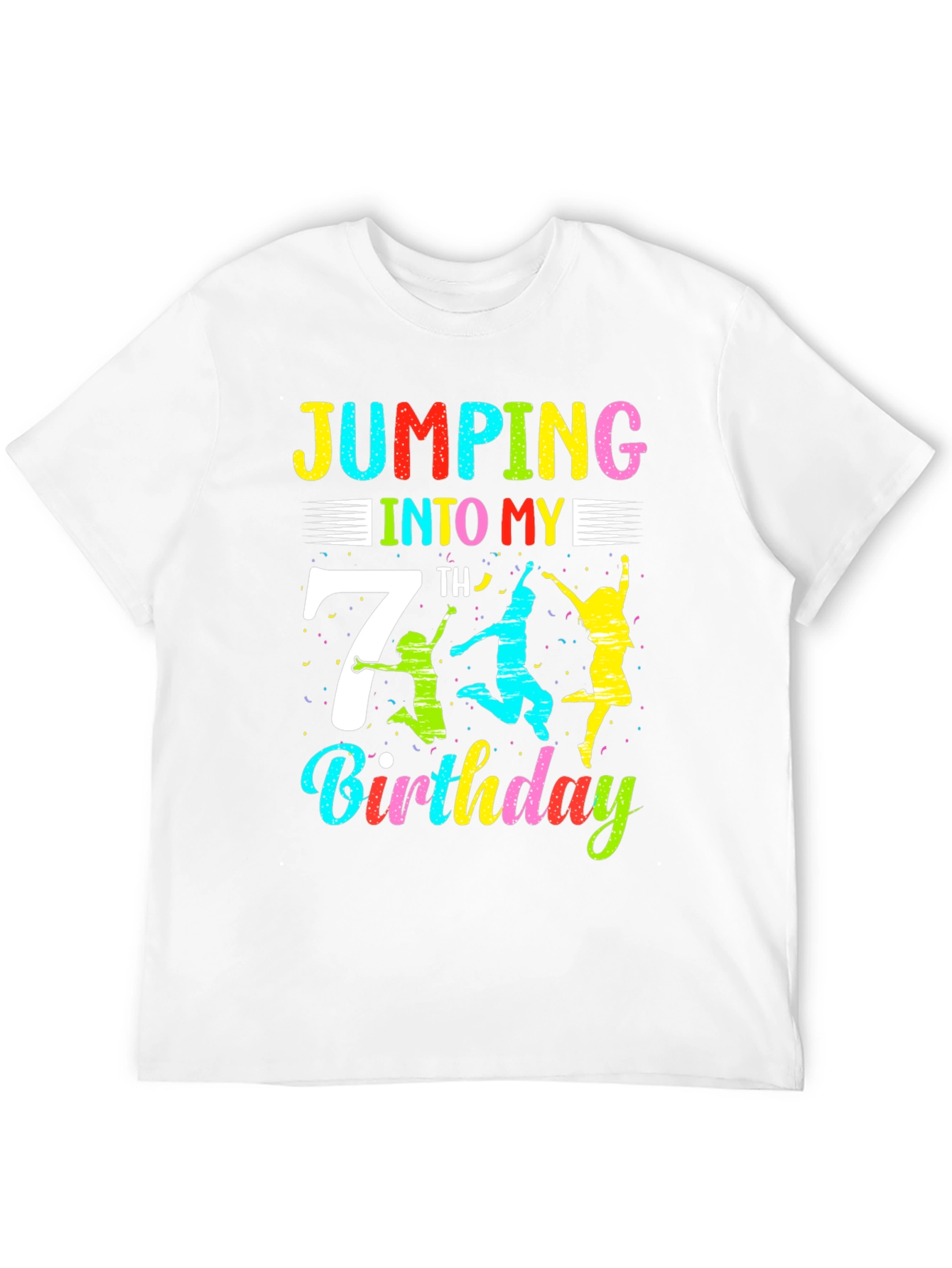 Jumping Into My 7th Birthday T-Shirt