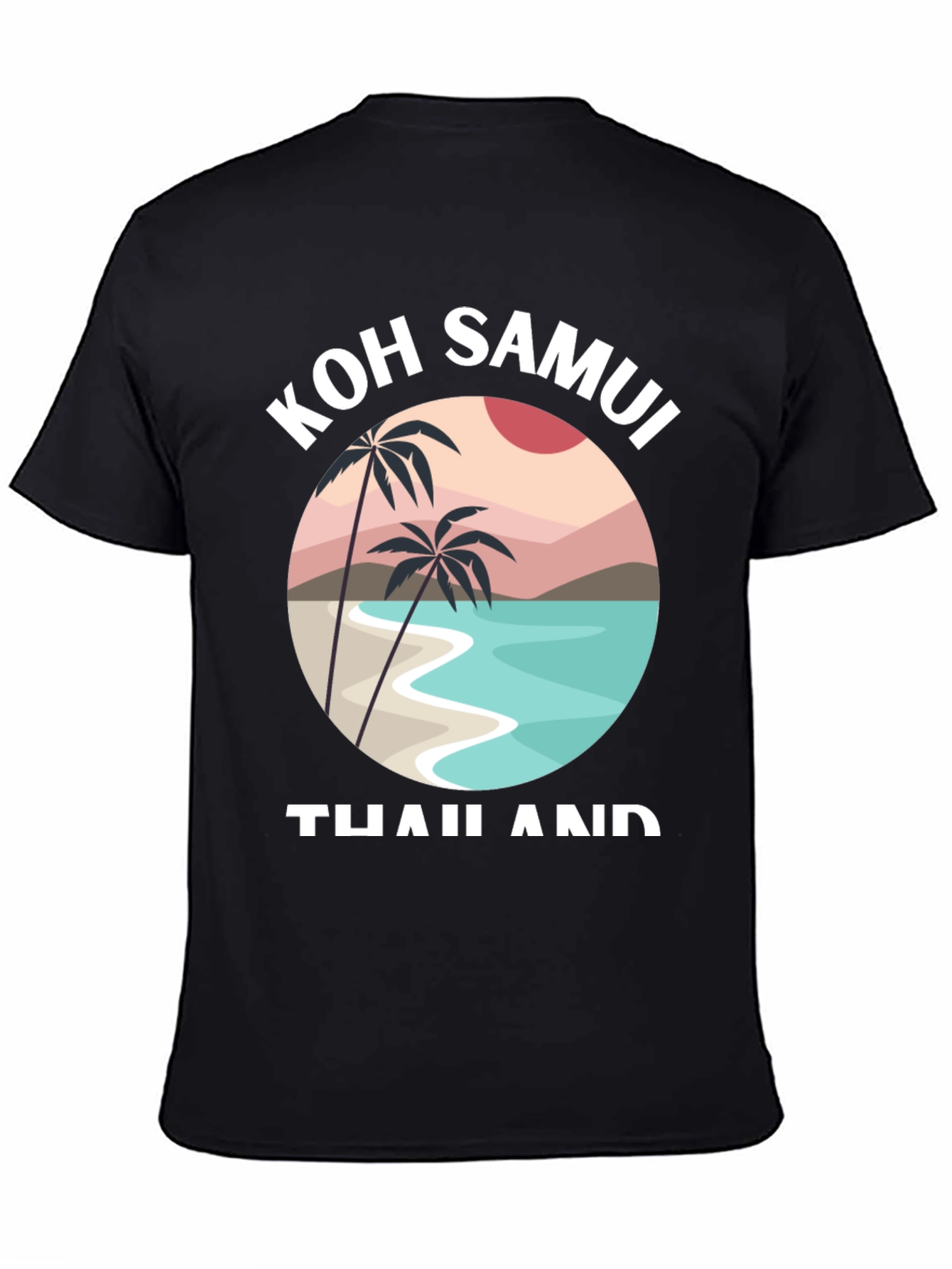Koh Samui Thailand T-Shirt - Tropical Island Design