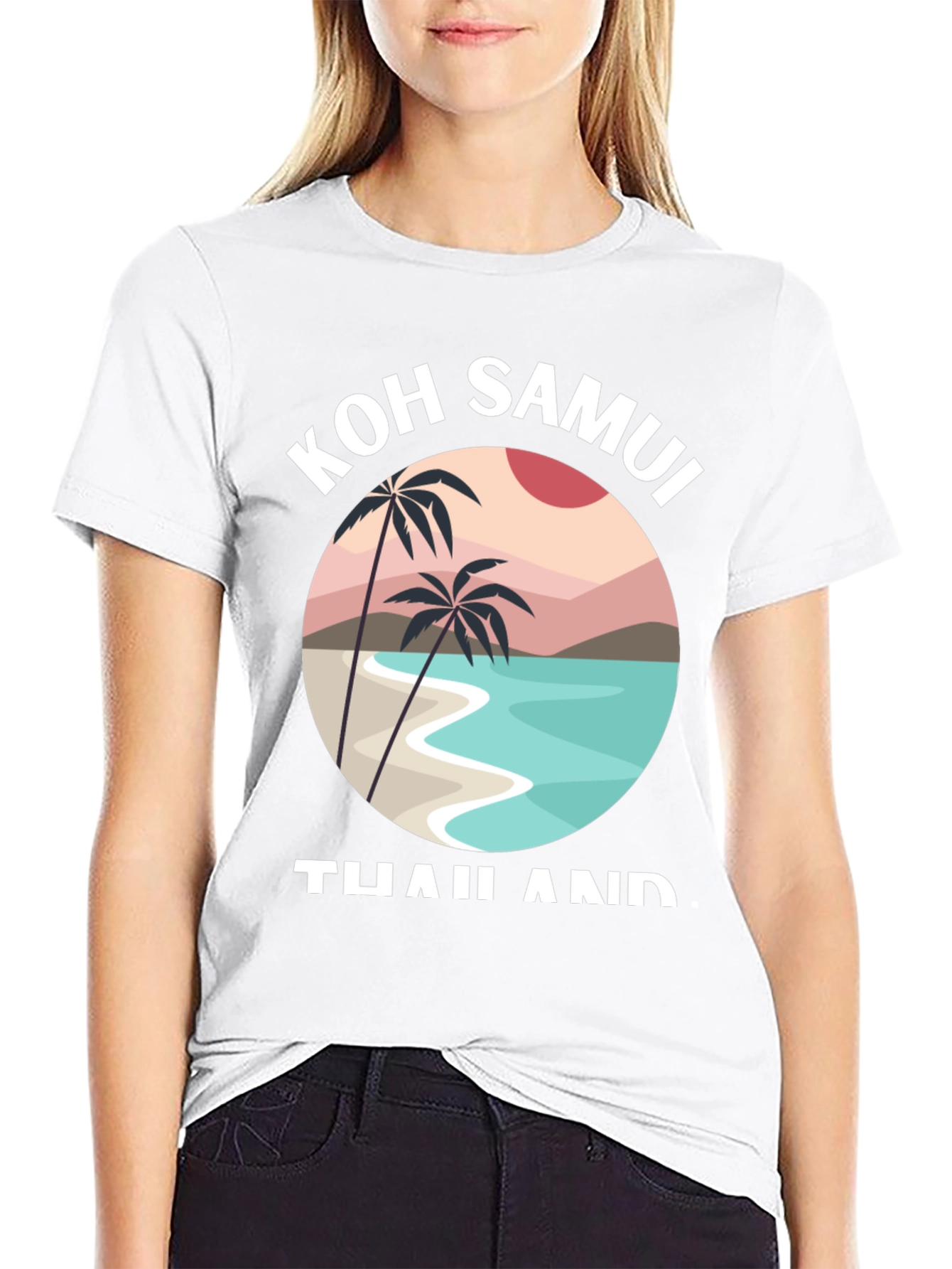Koh Samui Thailand T-Shirt - Tropical Island Design